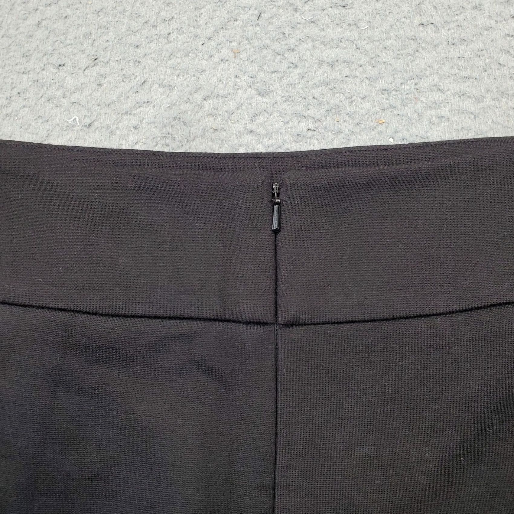 Charter Club Charter Club Straight & Pencil Skirt Women 12P Black Lined Back Zip High Waisted Size 34" / US 12 / IT 48 - 8 Thumbnail