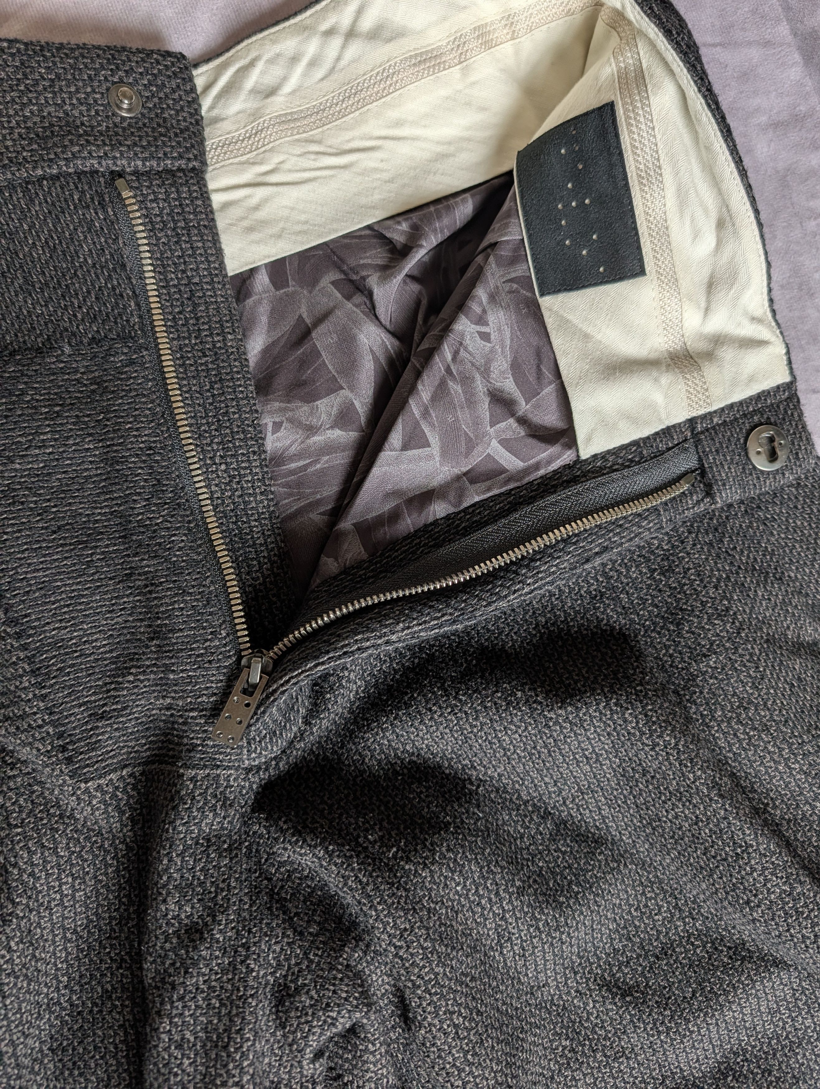 Devoa Silk Wool Pleated Trousers Size US 32 / EU 48 - 3 Thumbnail