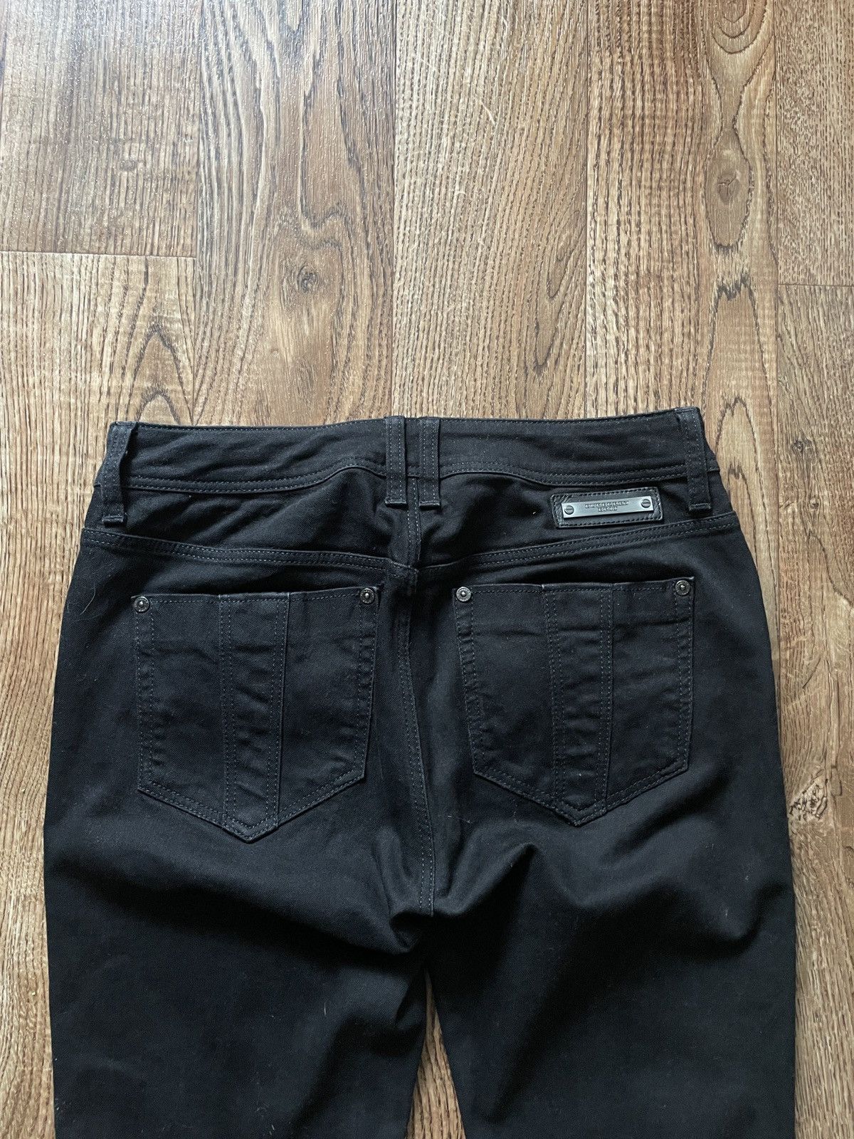 Burberry Burberry Brit Zipped Black Jeans Size 29" - 15 Thumbnail
