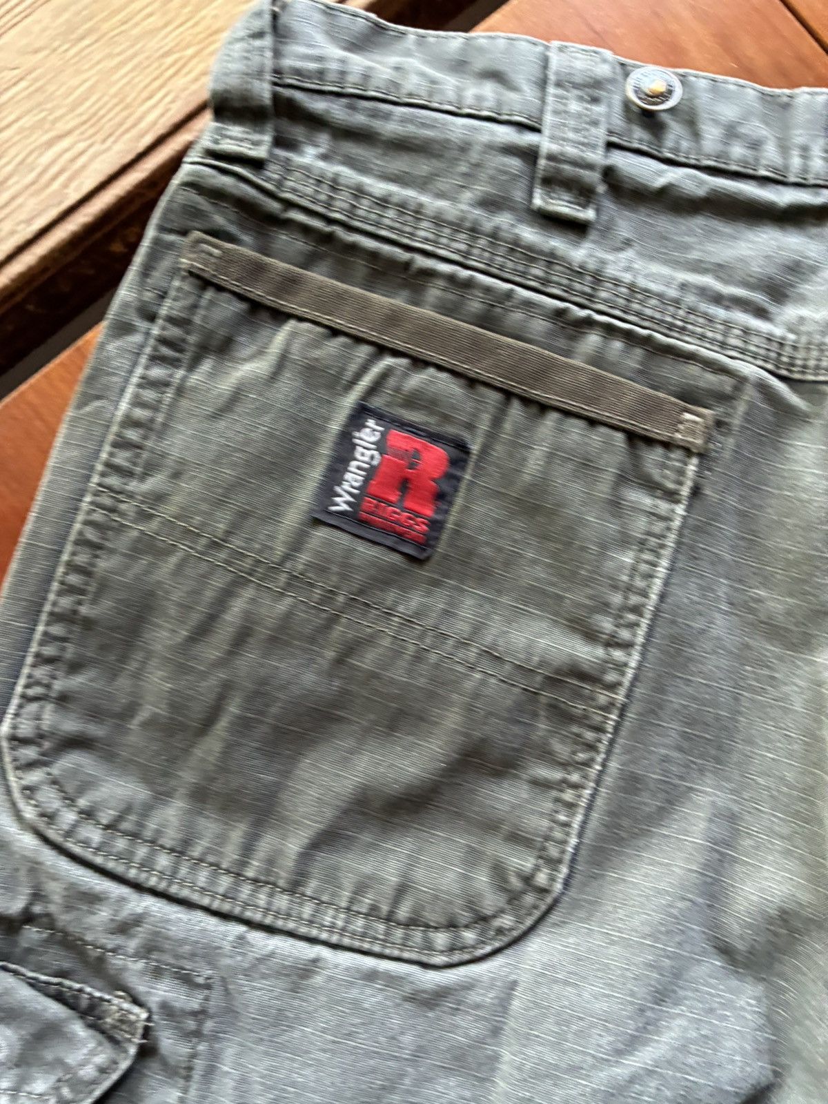 Wrangler Vintage faded Riggs double knee carpenter pants Size US 36 / EU 52 - 3 Thumbnail