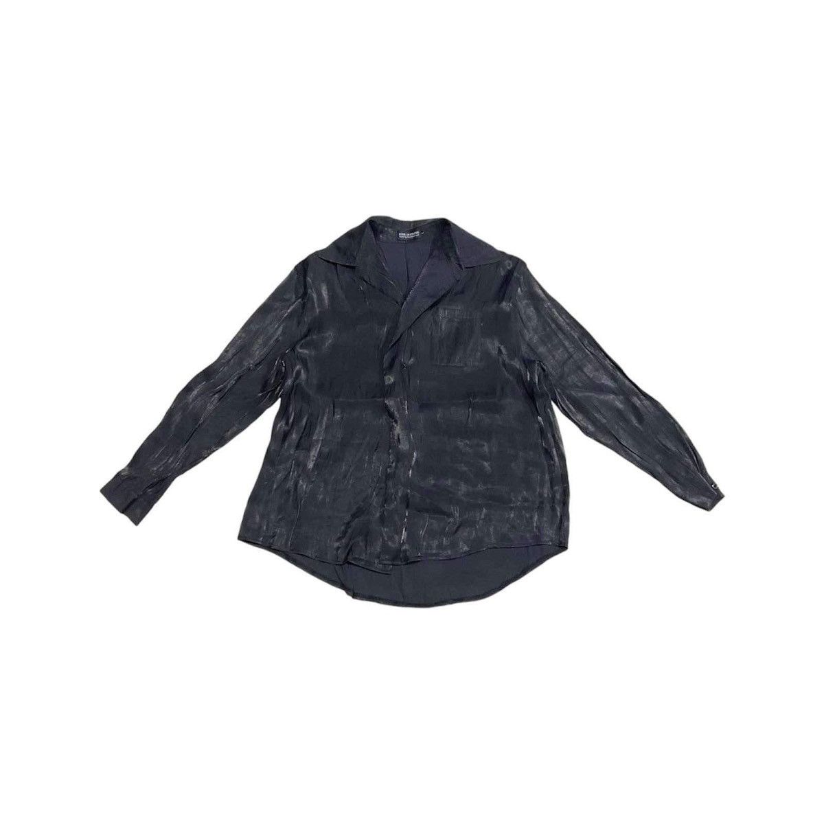 Hysteric Glamour × If Six Was Nine × Japanese Brand 🔥Y2K Japanese Gothic Black Sheer Shirt Size US XL / EU 56 / 4 - 1 Thumbnail
