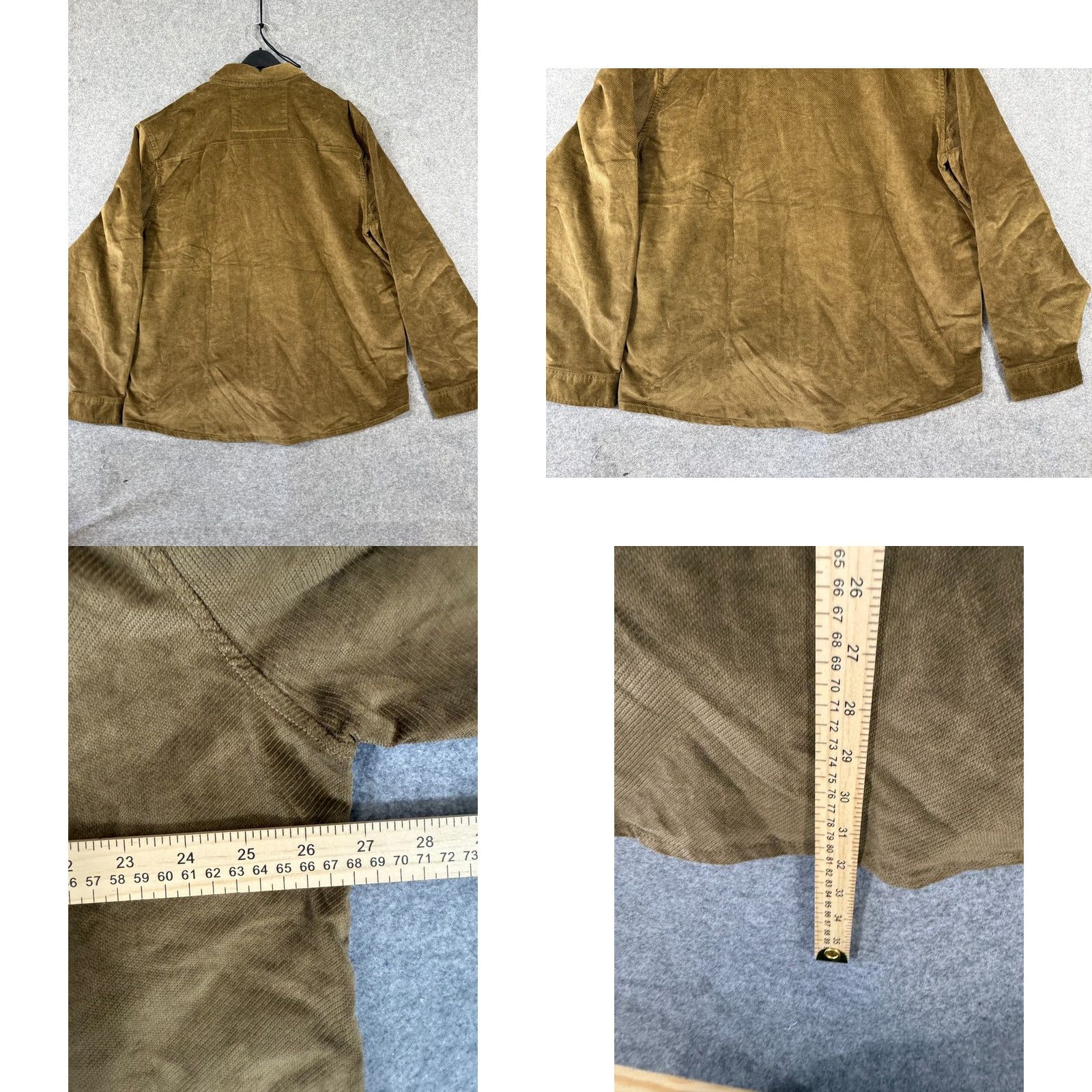 Vintage Buffalo Shirt Jacket Mens 2XL Brown Corduroy Snap Front Pockets Stretch NWT Size US XXL / EU 58 / 5 - 9 Thumbnail