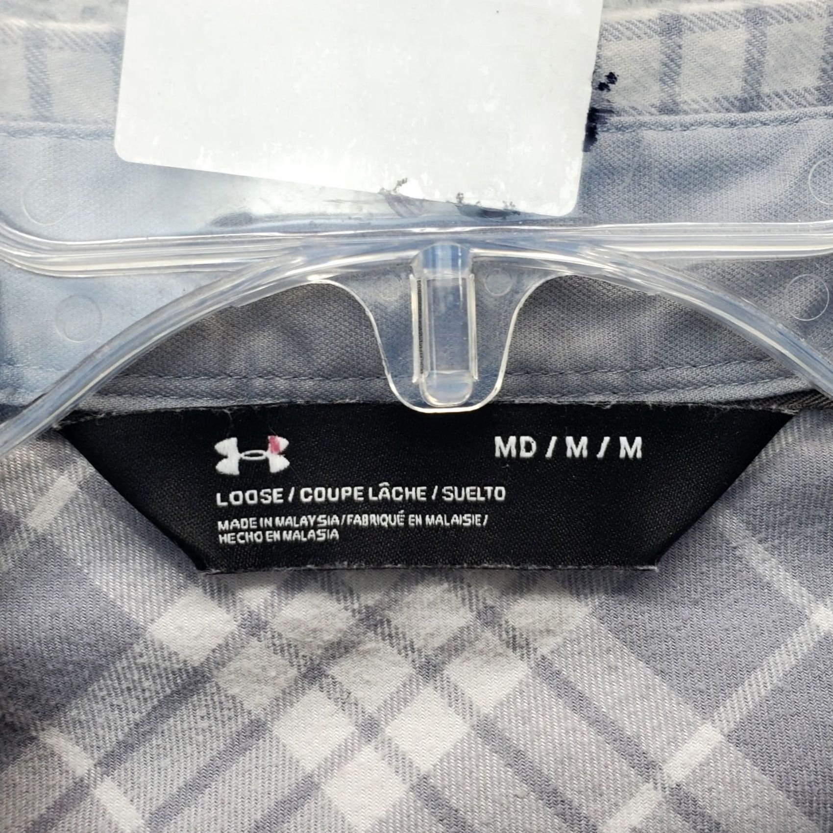Under Armour Under Armour Mens Size M Casual Shirt Multicolor Plaid Flannel Button-Down Short Sleeve? Size US M / EU 48-50 / 2 - 4 Thumbnail