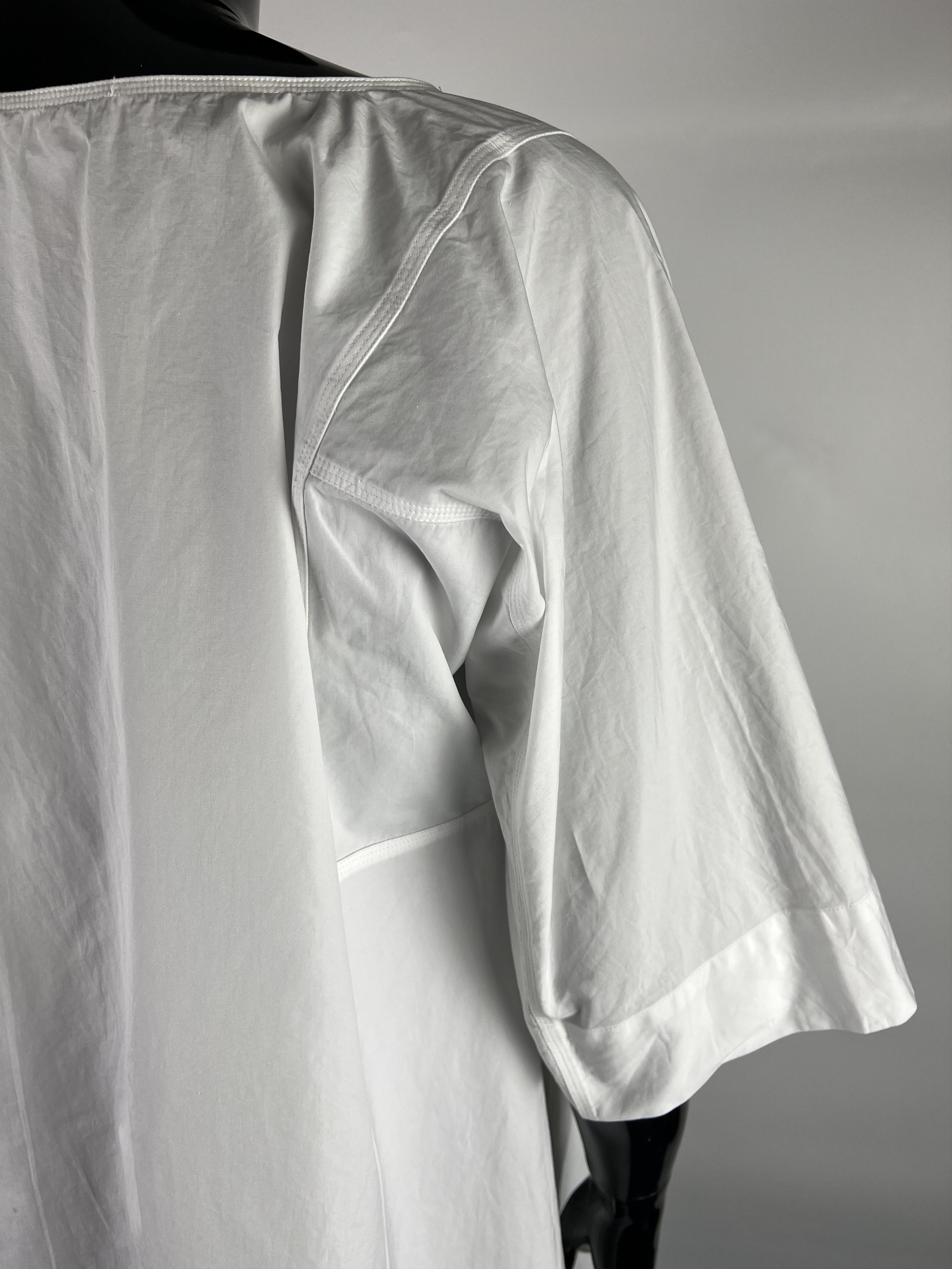 SOFIE D'HOORE Sofie D'Hoore White Cotton Midi Dress Size 34 Size XS / US 0-2 / IT 36-38 - 4 Thumbnail