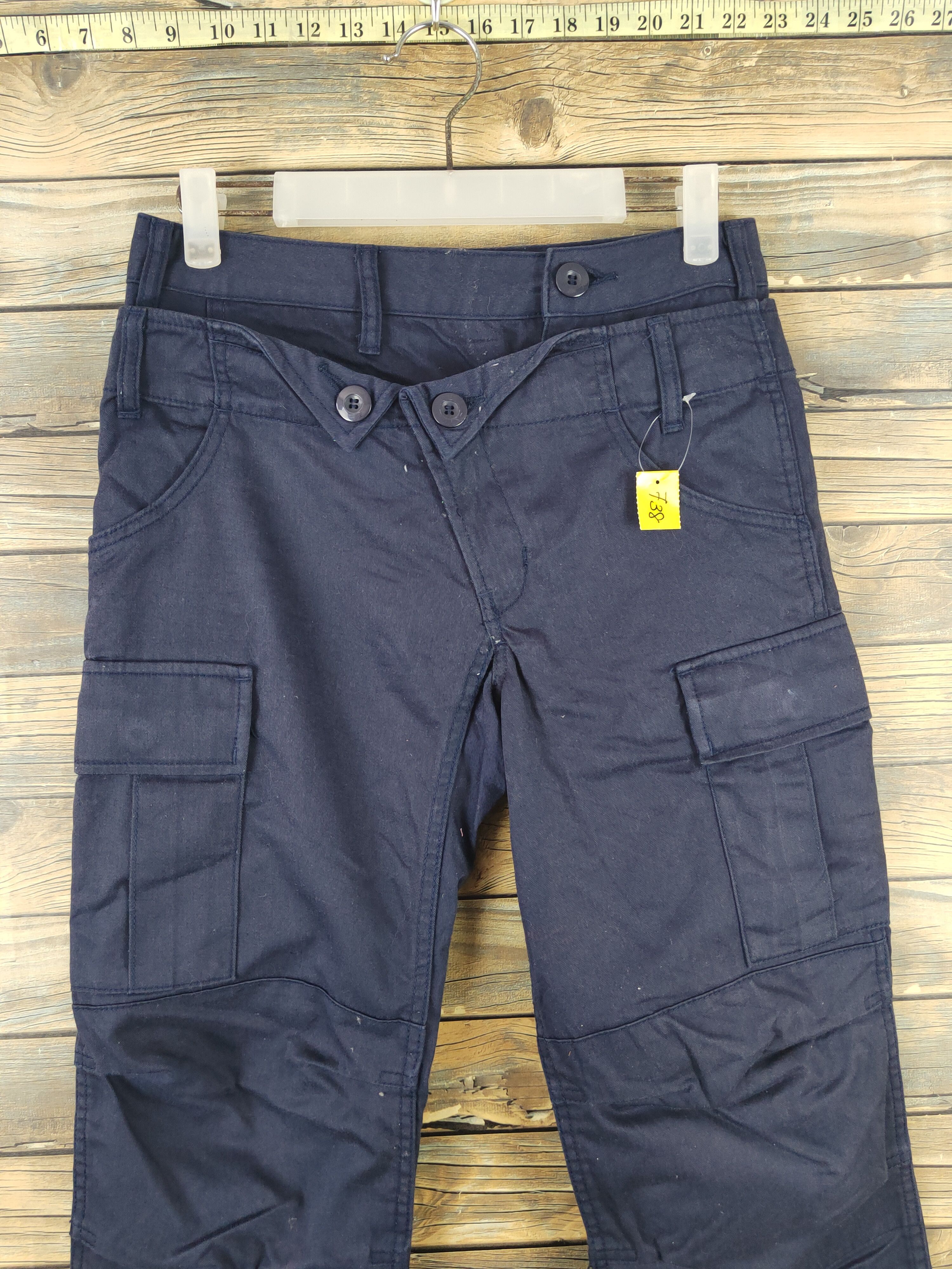 Japanese Brand DL RDK double waist Multipocket Tactical Cargo Pants #738 Size 28" / US 6 / IT 42 - 2 Thumbnail