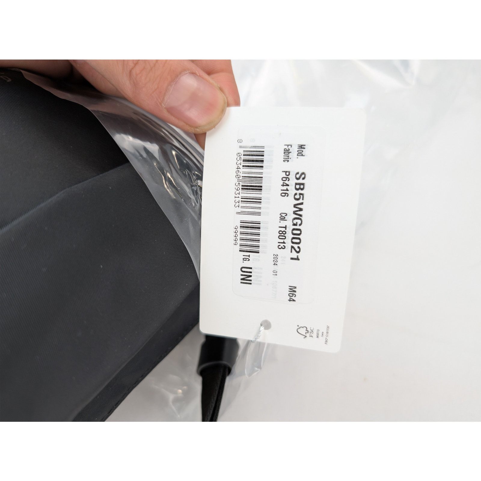 Maison Margiela o1rshd1 MM6 Three Pocket Nylon Crossbody Messenger Bag Black Size ONE SIZE - 18 Thumbnail
