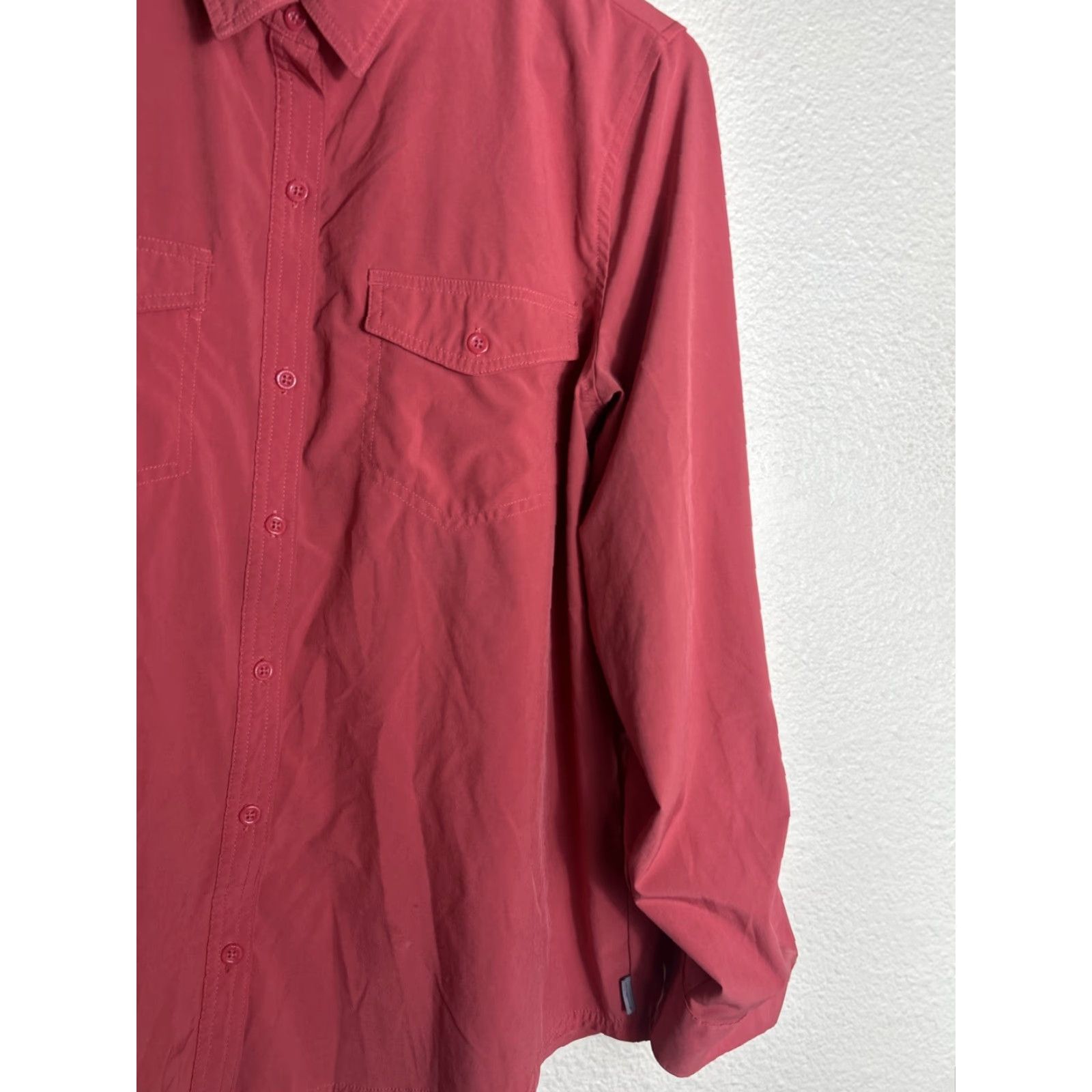 Eddie Bauer VINTAGE Eddie Bauer Women's Departure 2.0 Long-Sleeve Shirt Pink Large Women’s Shirt Button-Up Women Womens Large Pink Shirt 1586163 Size L / US 10 / IT 46 - 4 Thumbnail