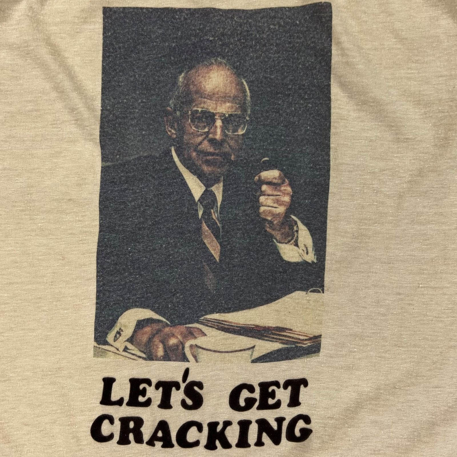 Vintage Vintage 80s Let’s Get Cracking pipe tee (S) Size US S / EU 44-46 / 1 - 4 Thumbnail