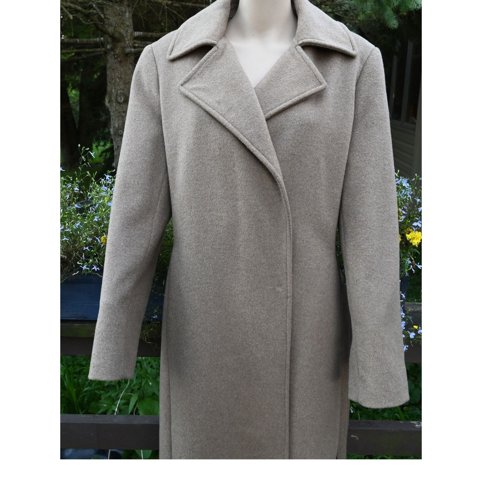 Calvin Klein Calvin Klein Full Length Double Breasted Lined Wool Coat, 12 Size XL / US 12-14 / IT 48-50 - 6 Thumbnail