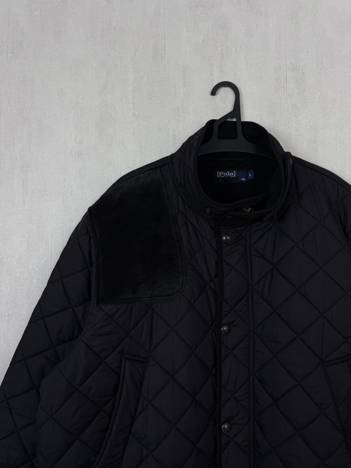 Polo Ralph Lauren Polo Ralph Lauren Quilted Shoulder Patch Jacket Size L Size US L / EU 52-54 / 3 - 3 Thumbnail
