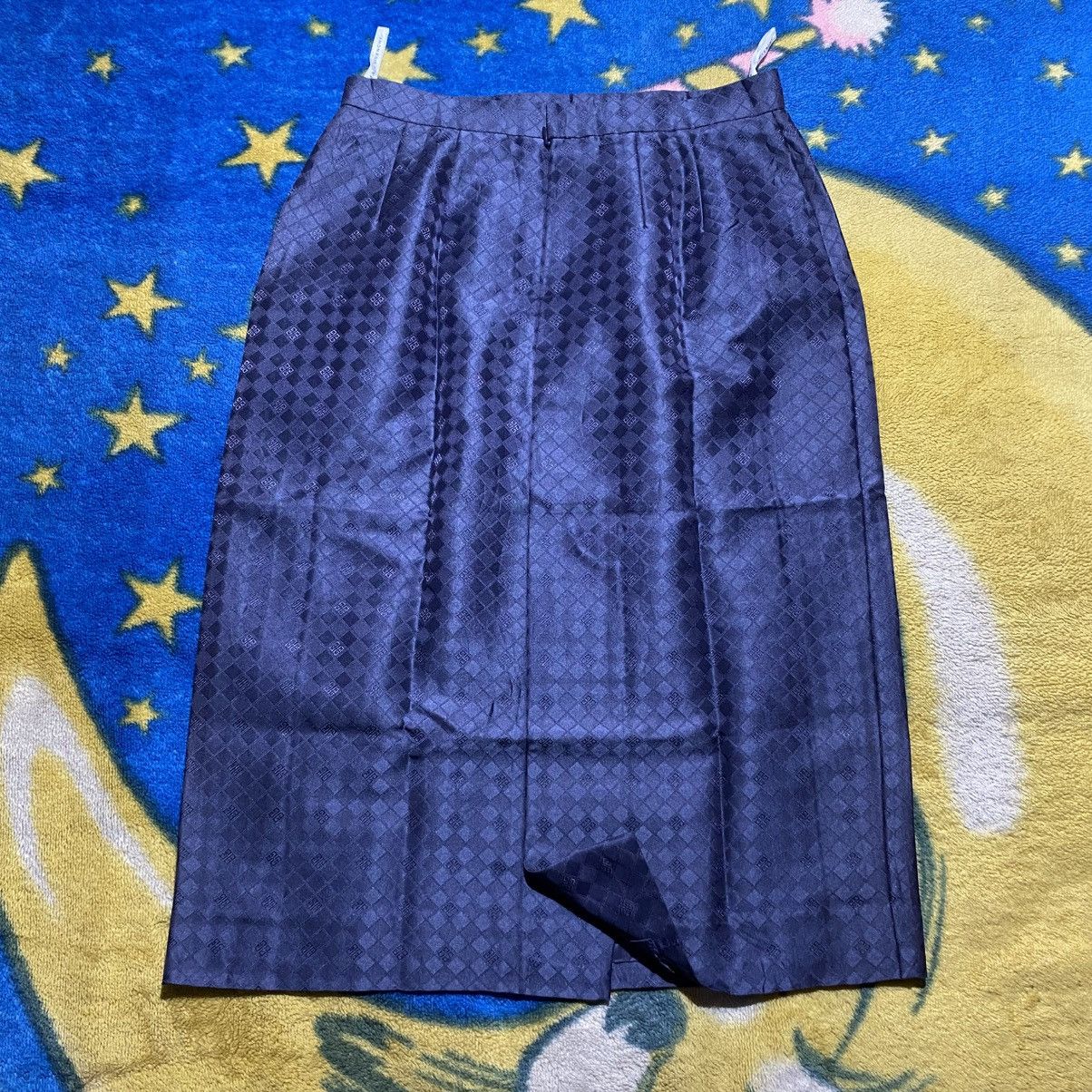 Givenchy Givenchy Jacquard Silk Midi Skirt Size 29" - 2 Thumbnail