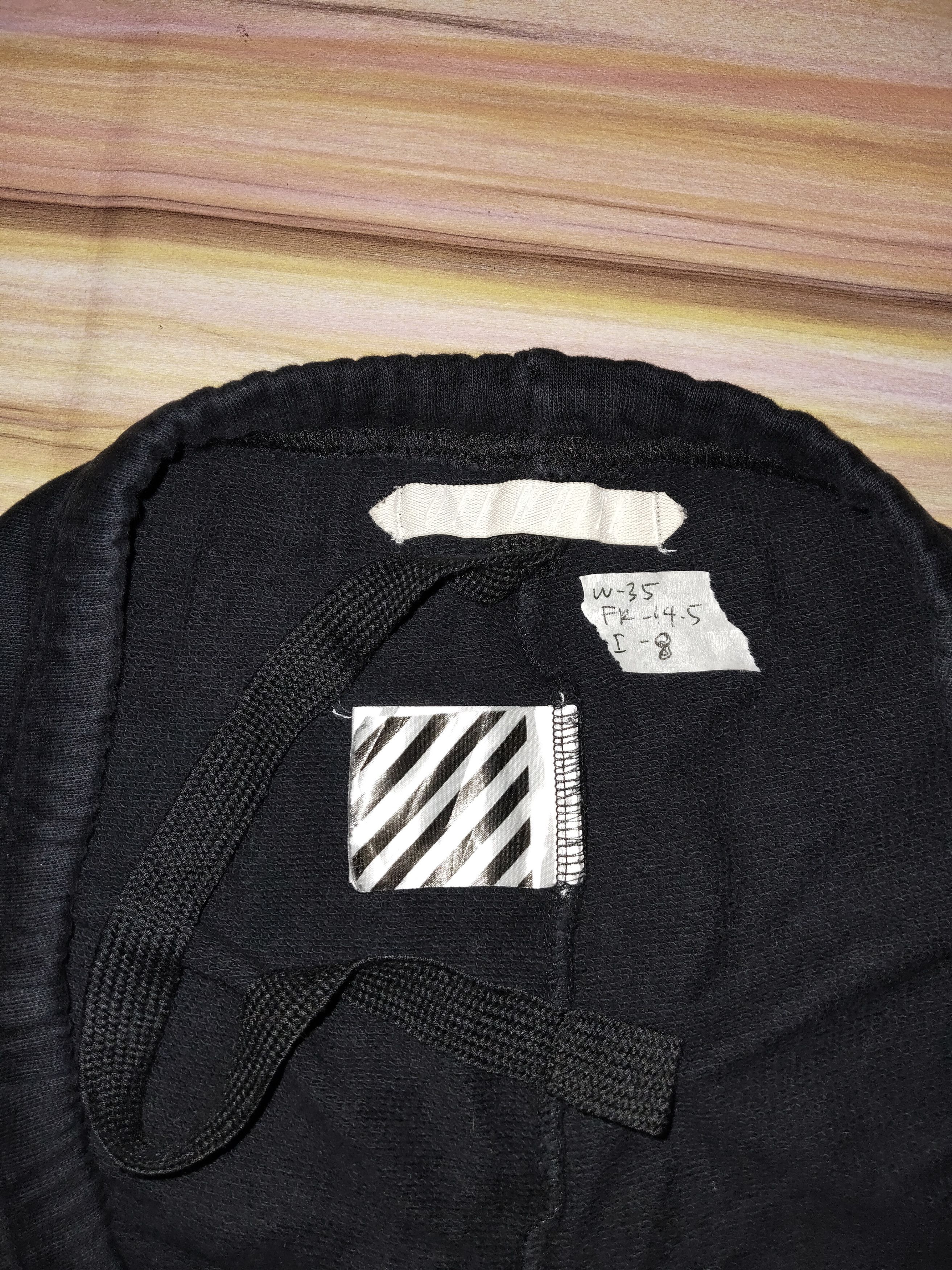 Off-White OFF-WHITE Black Short Size US 35 - 3 Thumbnail