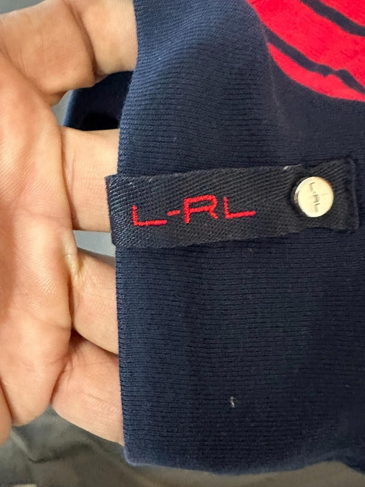 Designer Ralph Lauren Activewear S/P Red Navy Stripe-long sleeve Size S / US 4 / IT 40 - 5 Thumbnail