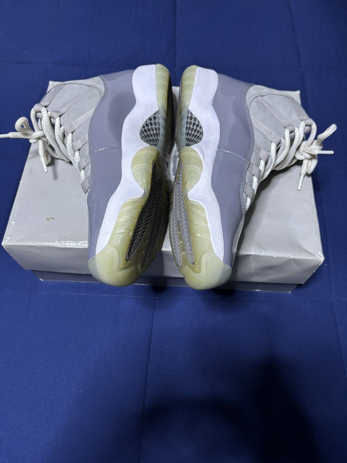 Jordan Brand Jordan 11 Retro High Cool Grey 2021 Size 11.5 Size US 11.5 / EU 44-45 - 3 Thumbnail