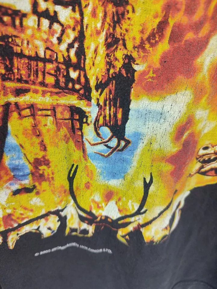 Vintage Iron Maiden t Shirt Bruce Dickinson Official Metal 2000 Size US L / EU 52-54 / 3 - 2 Thumbnail