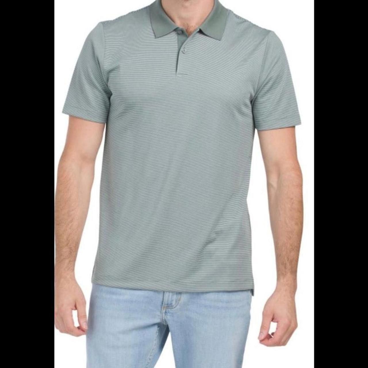 Theory New Mens Theory Polo Balsam Size US L / EU 52-54 / 3 - 1 Thumbnail