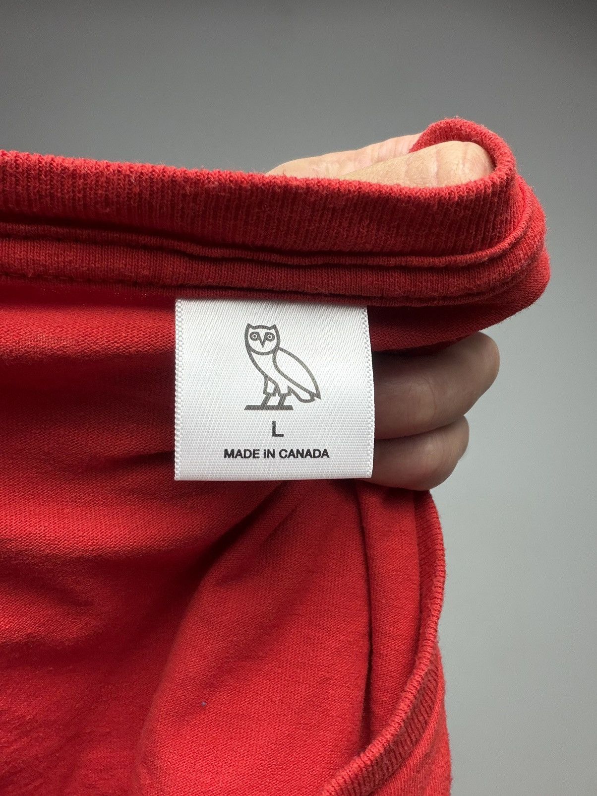 October's Very Own OVO October's Very Own Stained Glass Owl T-Shirt Red Size L Size US L / EU 52-54 / 3 - 6 Thumbnail