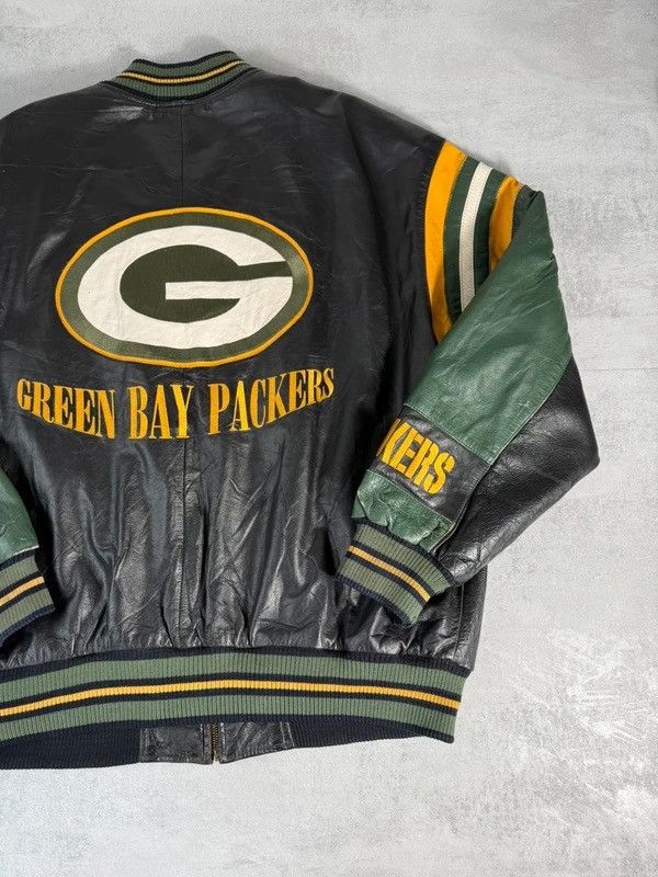NFL Green Bay Packers NFL Leather Jacket Size US XL / EU 56 / 4 - 13 Thumbnail