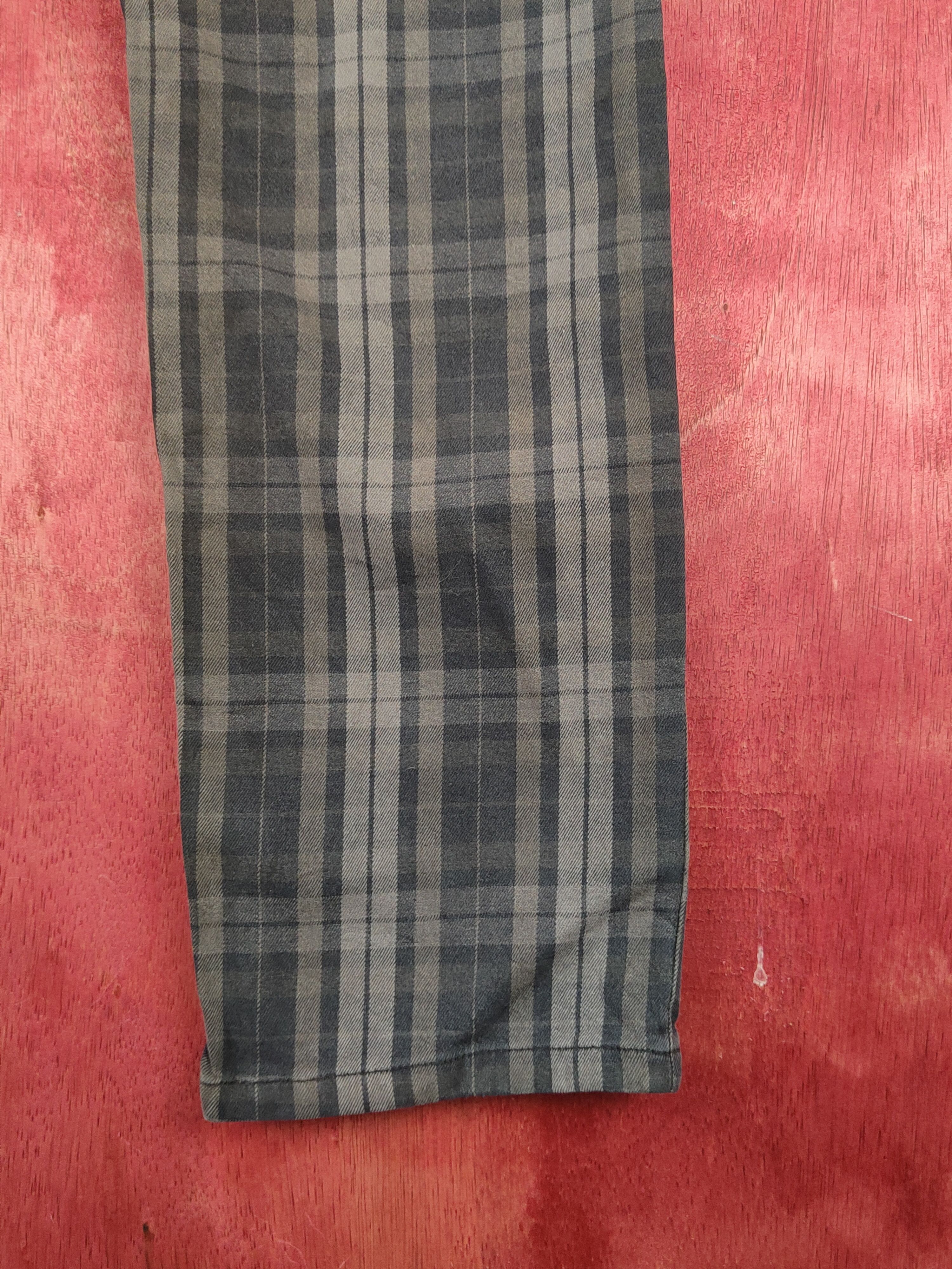 Japanese Brand × Vintage Ikka Black Faded stripe vintage Casual Pants #S1714 Size US 32 / EU 48 - 12 Thumbnail