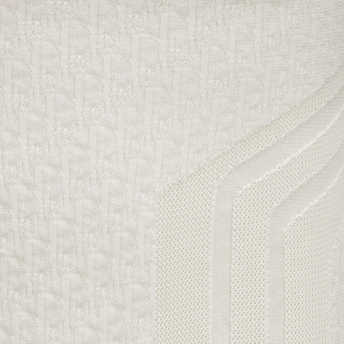 Dior o1bcso1str0225 Oblique Technical Sweater in White Size US L / EU 52-54 / 3 - 3 Thumbnail
