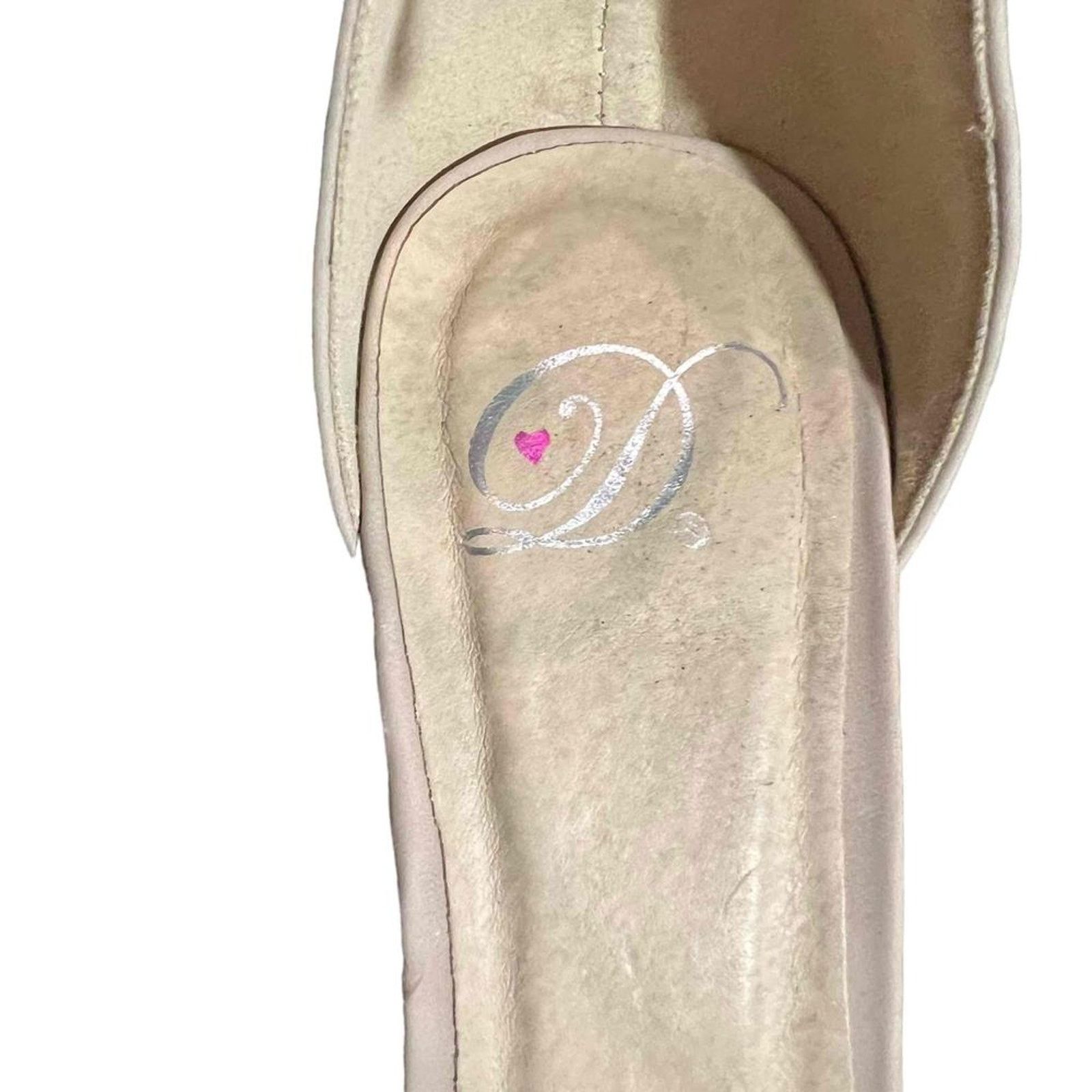 The Unbranded Brand Womens D'Orsay Pumps Beige Pointed Toe Ankle Wrap Size 10M Size US 10 / IT 40 - 7 Thumbnail
