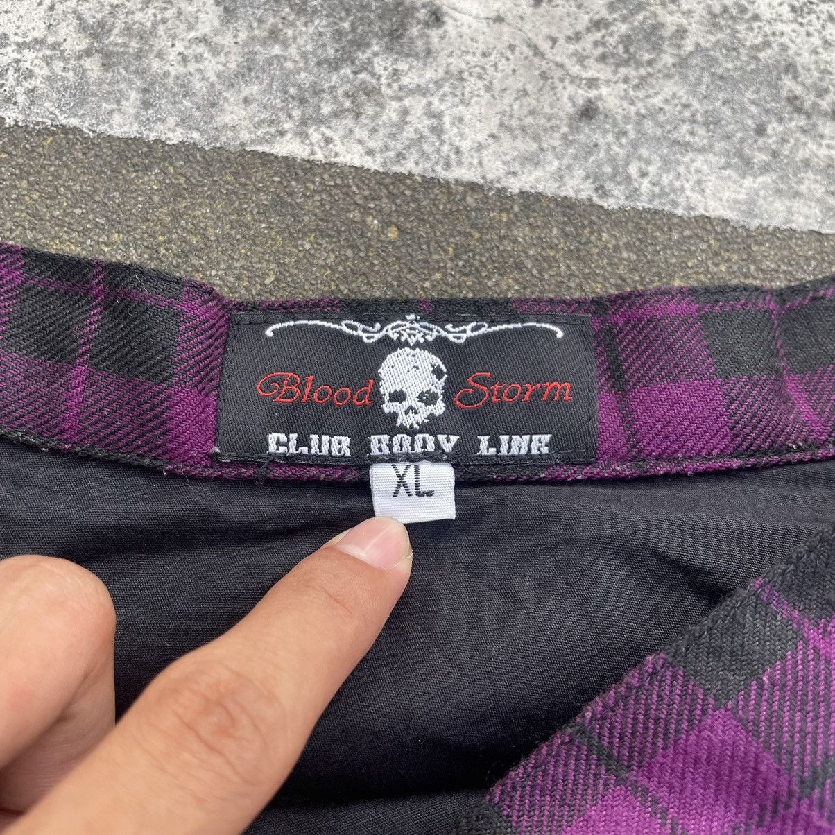 If Six Was Nine Blood Storm Mini Skirt With Removeable Pocket Punk Style Size 27" / US 4 / IT 40 - 8 Thumbnail