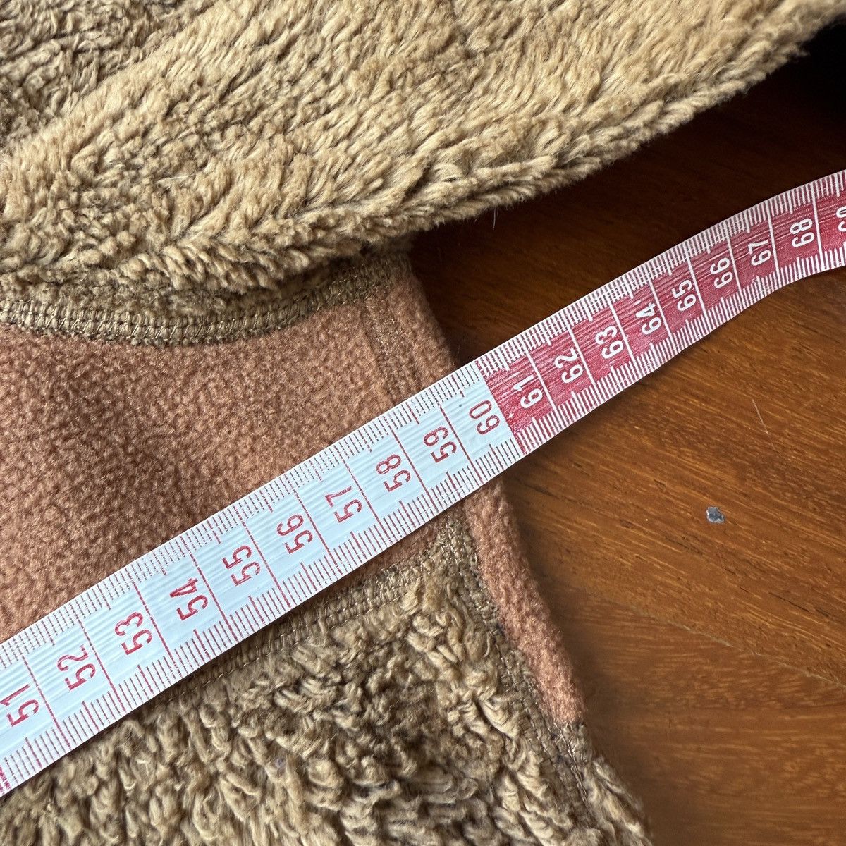 Helmut Lang Helmut Lang walnut patchwork fleece baggy fit size XS Size US XS / EU 42 / 0 - 7 Thumbnail