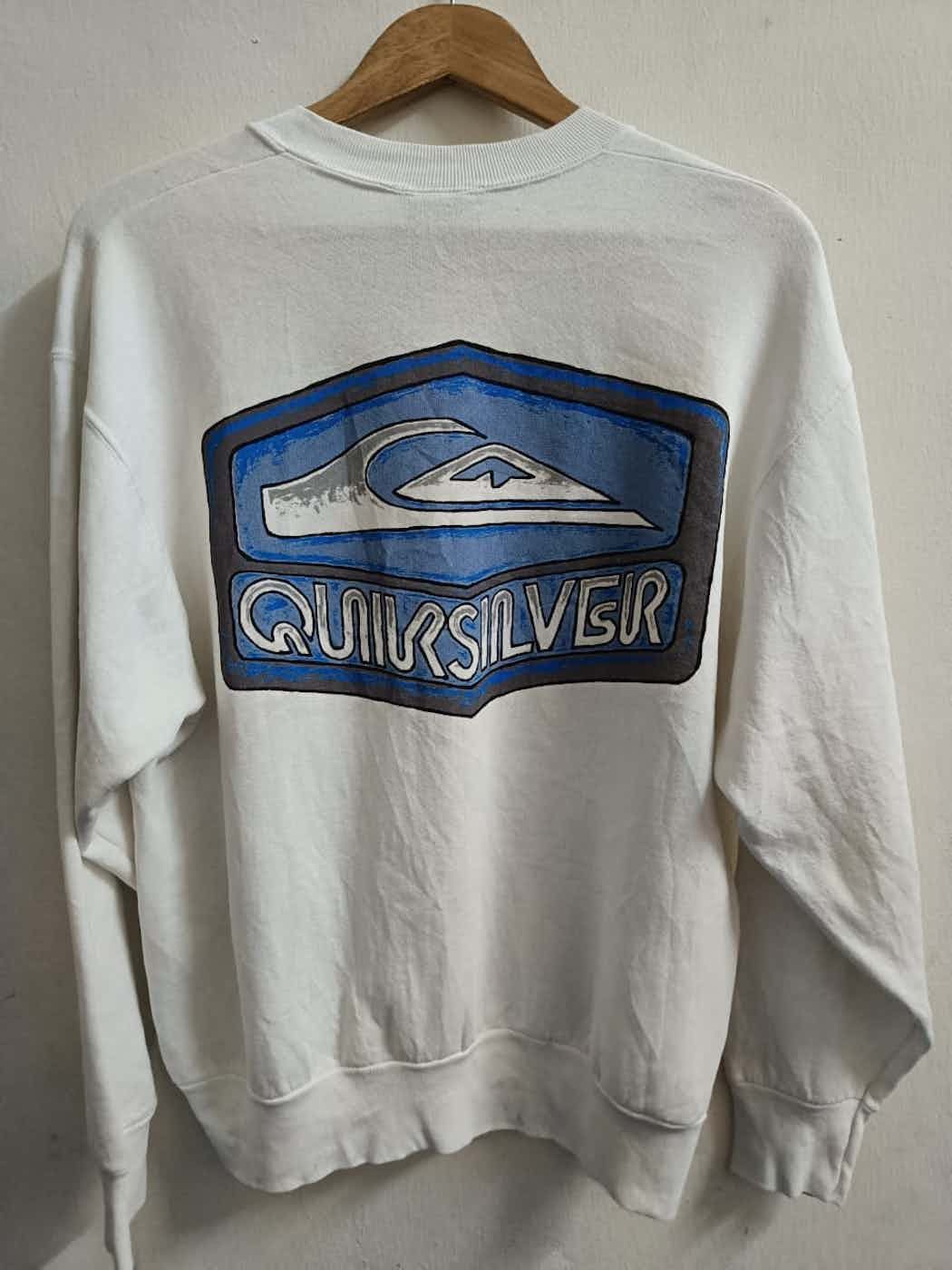 Quiksilver × Vintage 🔥🔥 Rare Vintage 9s Quicksilver Sweatshirt Size US L / EU 52-54 / 3 - 2 Thumbnail
