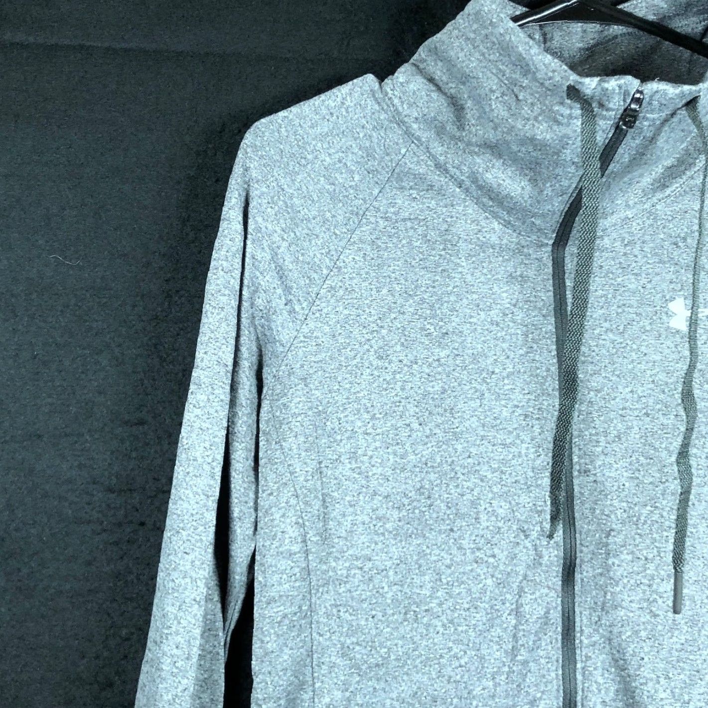 Under Armour Under Armour Womens Jacket Gray Full Zip Up High Neck Loose Fit Heat Gear Small Size S / US 4 / IT 40 - 4 Thumbnail