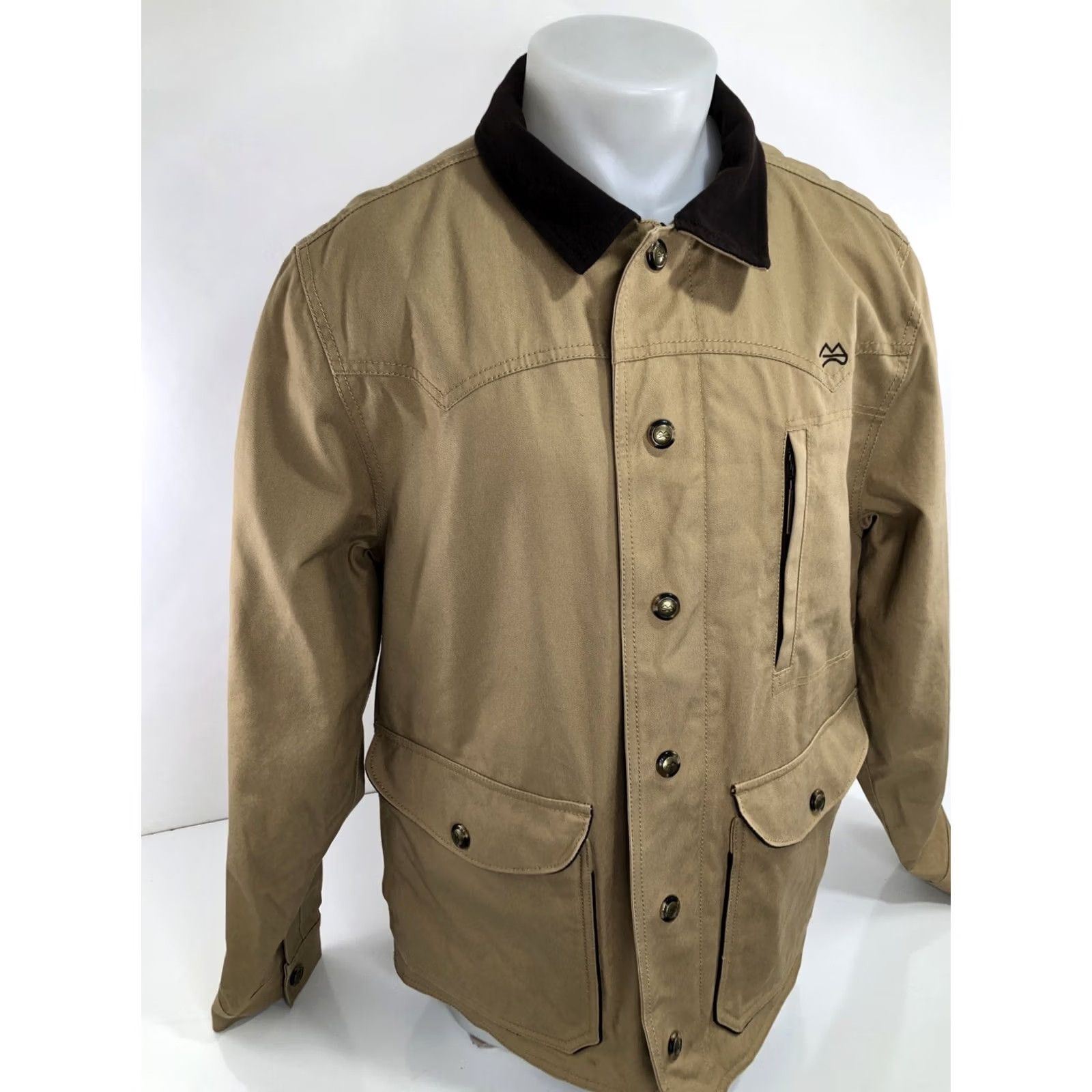 Vintage MILLER RANCH Canvas CHORE FIELD HUNTING Embroidered Mens L Jacket Size US L / EU 52-54 / 3 - 2 Thumbnail