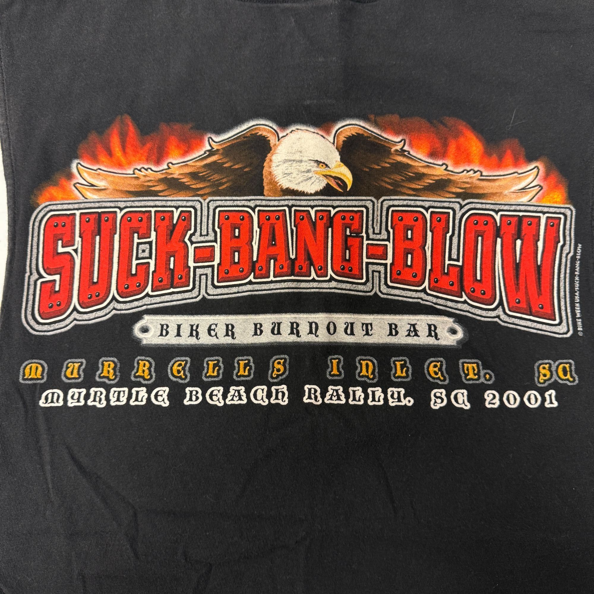 Other WCW Motorcycle Bike Week SUCK BANG BLOW Biker Rally T Shirt Size US M / EU 48-50 / 2 - 5 Thumbnail