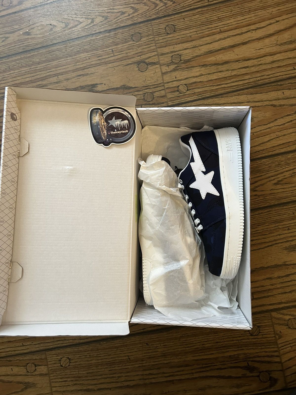 Bape NEW Bape Navy Camo Bapestas Size US 8 / EU 41 - 7 Thumbnail