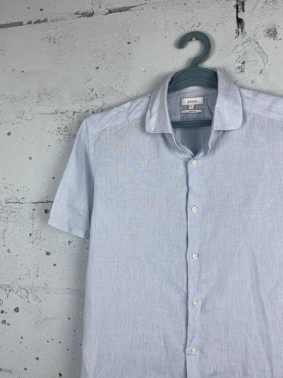 Reiss Reiss Linen 100% Luxury Button Up Shirt Rare Retro Hype Y2K Size US L / EU 52-54 / 3 - 3 Thumbnail
