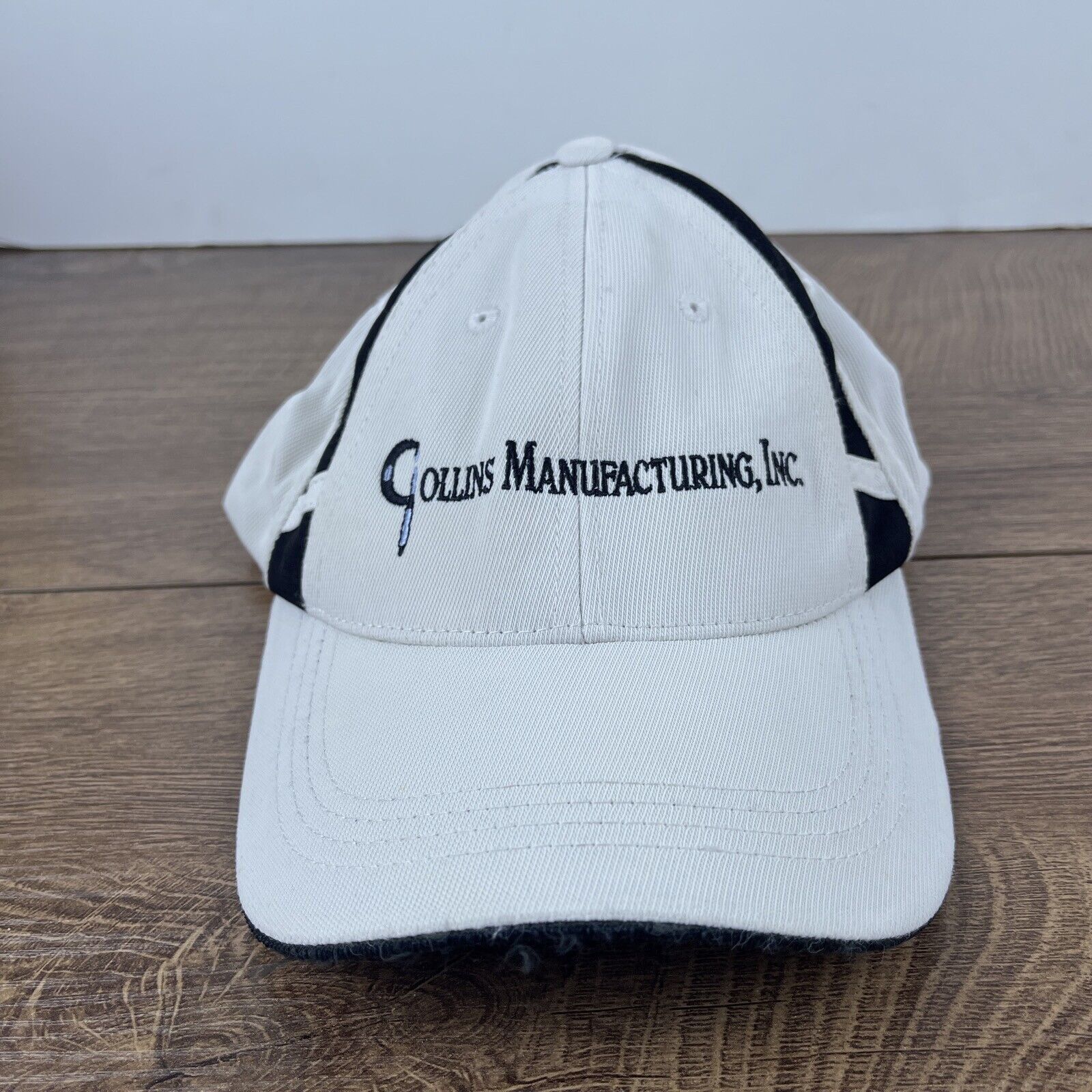Other Collins Manufacturing Hat White Hat Adjustable Adult Size Ha Size ONE SIZE - 3 Thumbnail