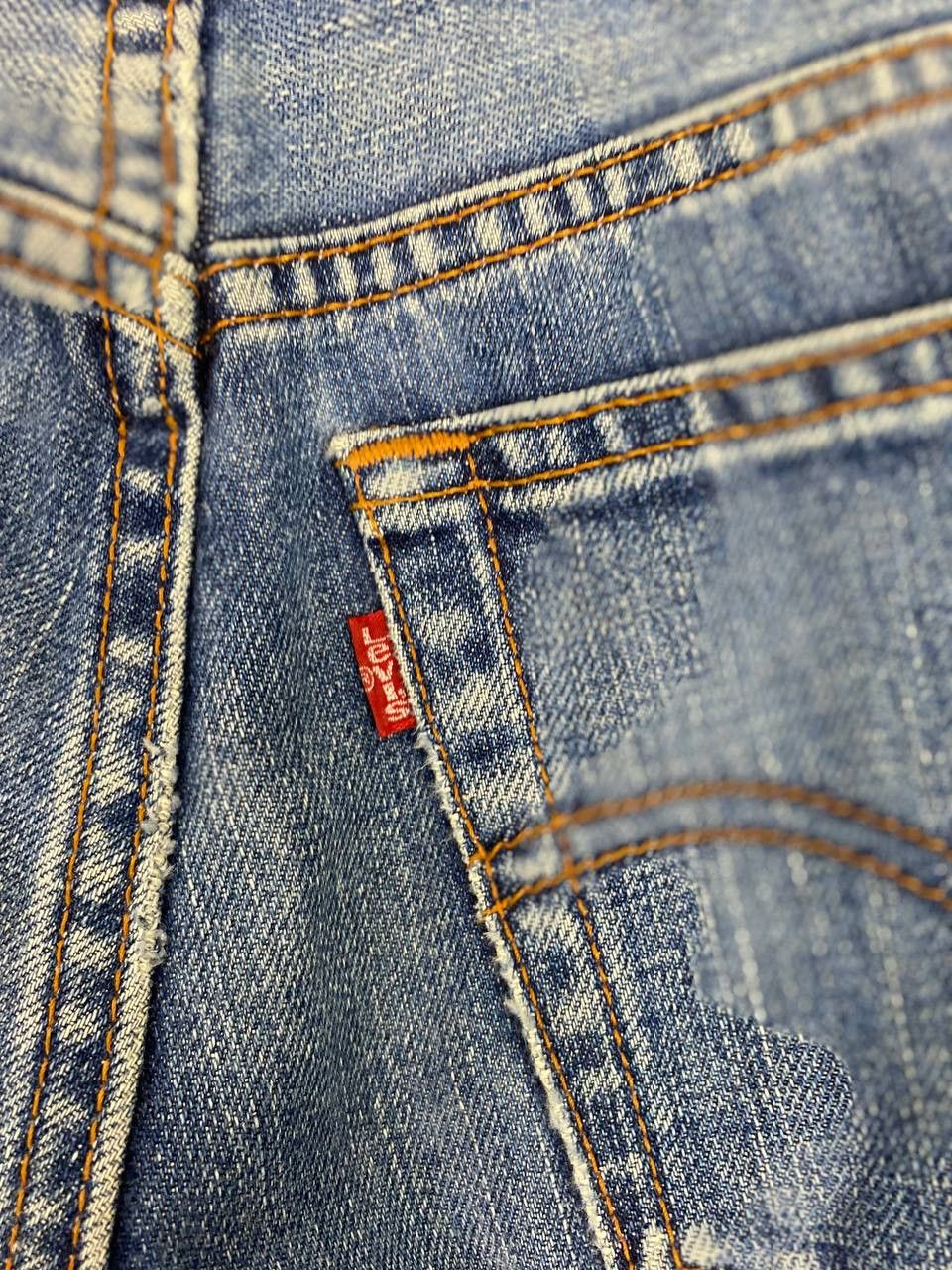 Levi's vintage levis 515 distressed denim nice design Size US 27 - 4 Thumbnail