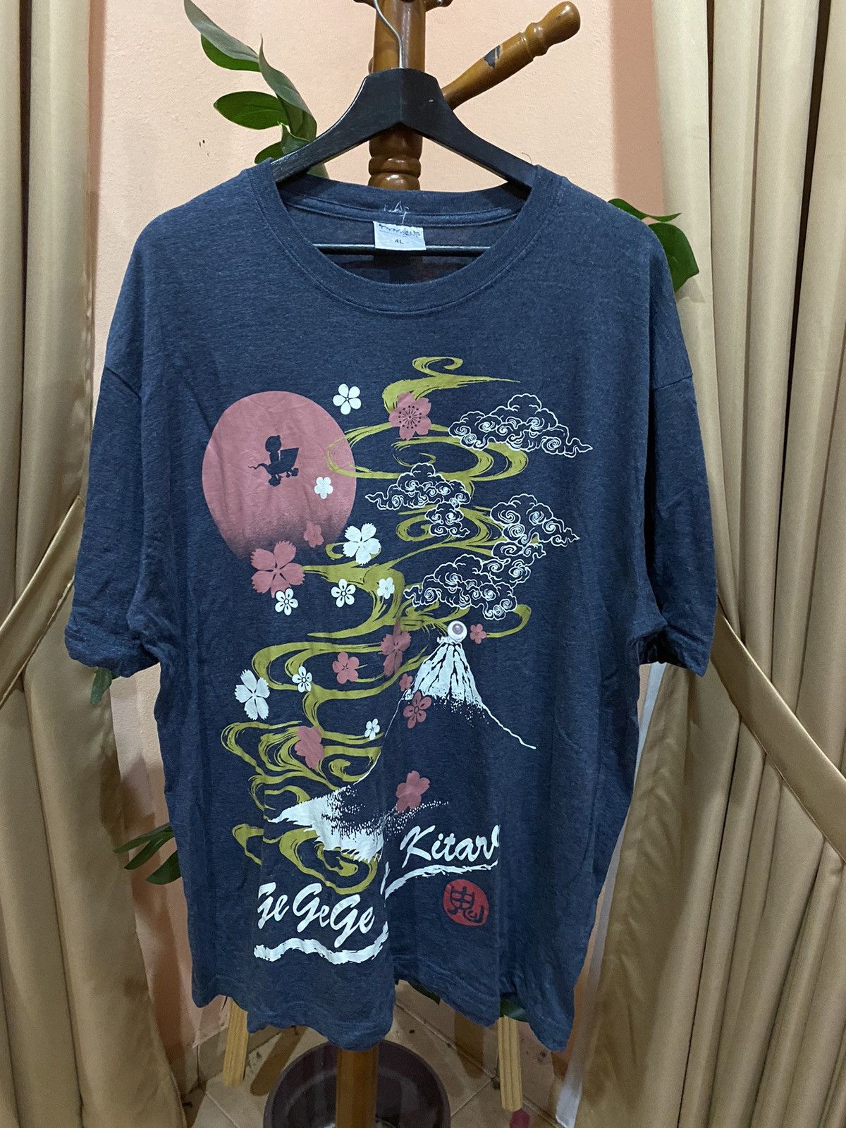 Anime GeGeGe no Kitaro Vintage Japanese Graphic T-shirt - 4L Size Size US XXL / EU 58 / 5 - 1 Thumbnail