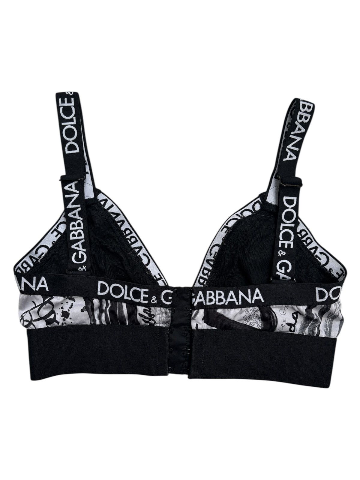 Dolce & Gabbana Monogram Bralette Size M / US 6-8 / IT 42-44 - 2 Thumbnail