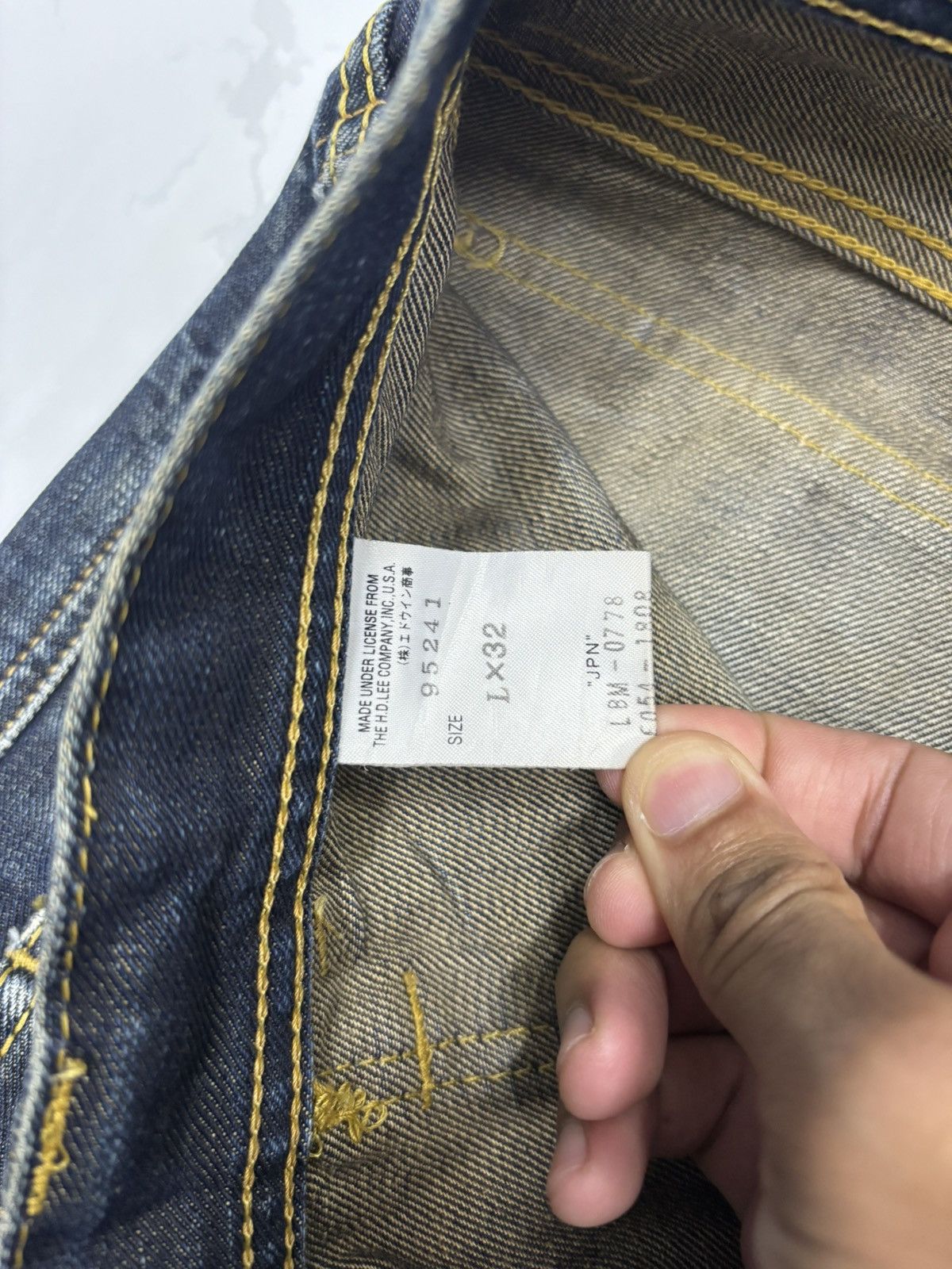 Lee × TMT LEE X TMT JAPAN UNION MADE BUSH PANTS BUSH JEANS Size US 33 - 12 Thumbnail
