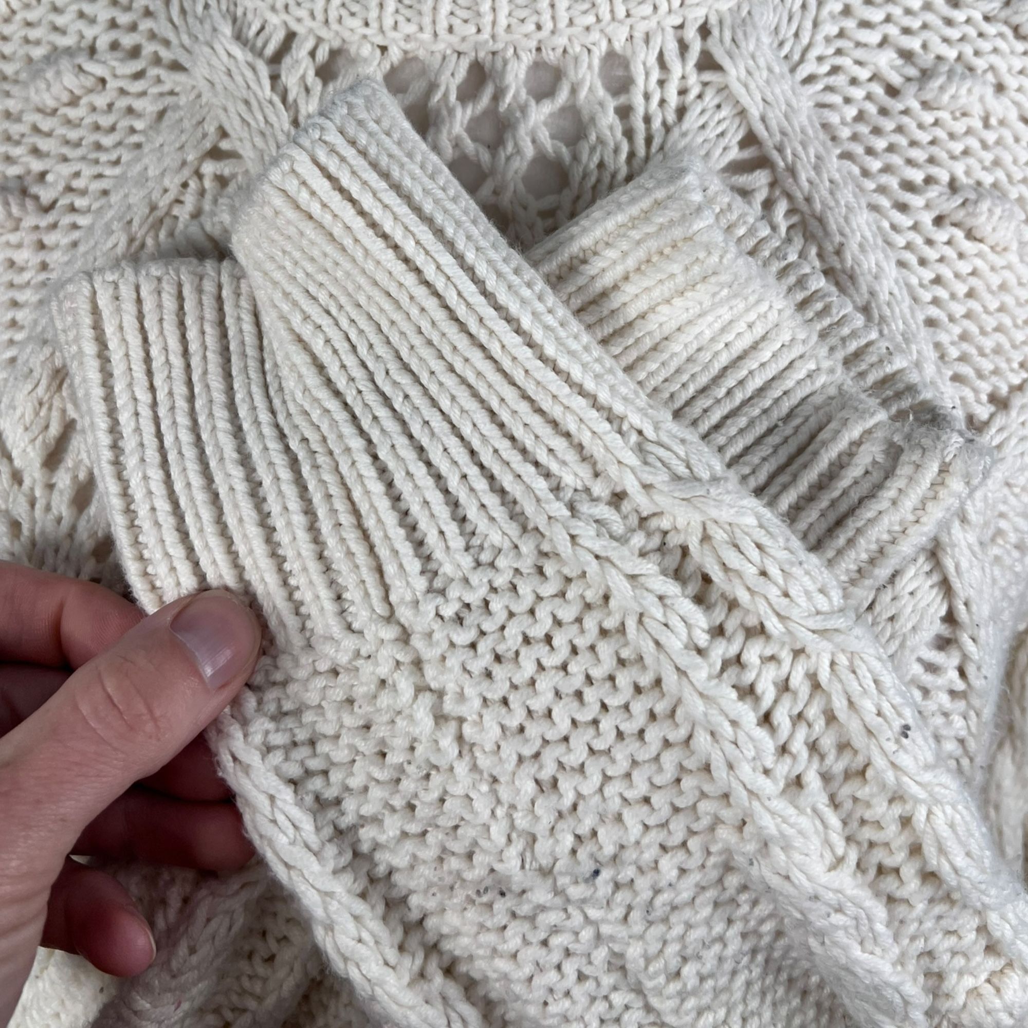 Lucky Brand Lucky Brand Open Knit Sweater Cold Shoulder Size Small Size S / US 4 / IT 40 - 7 Thumbnail