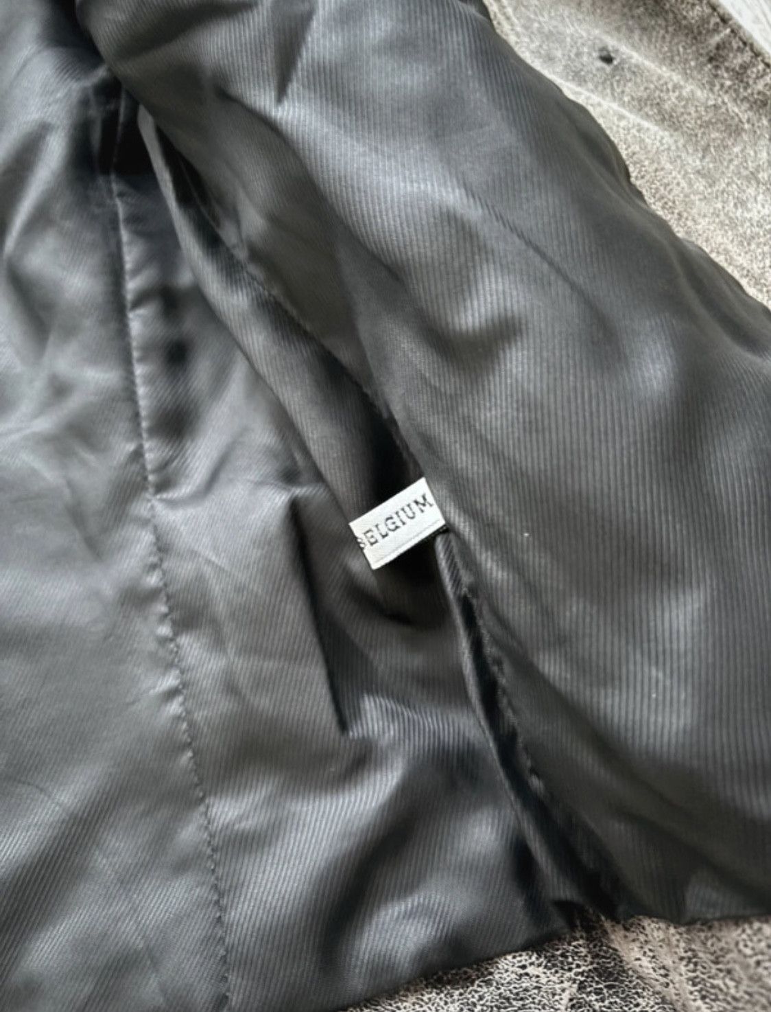 Ann Demeulemeester Ann Demeulemeester s/s 2002 Painted Leather Napoleon Jacket Size M / US 6-8 / IT 42-44 - 4 Thumbnail