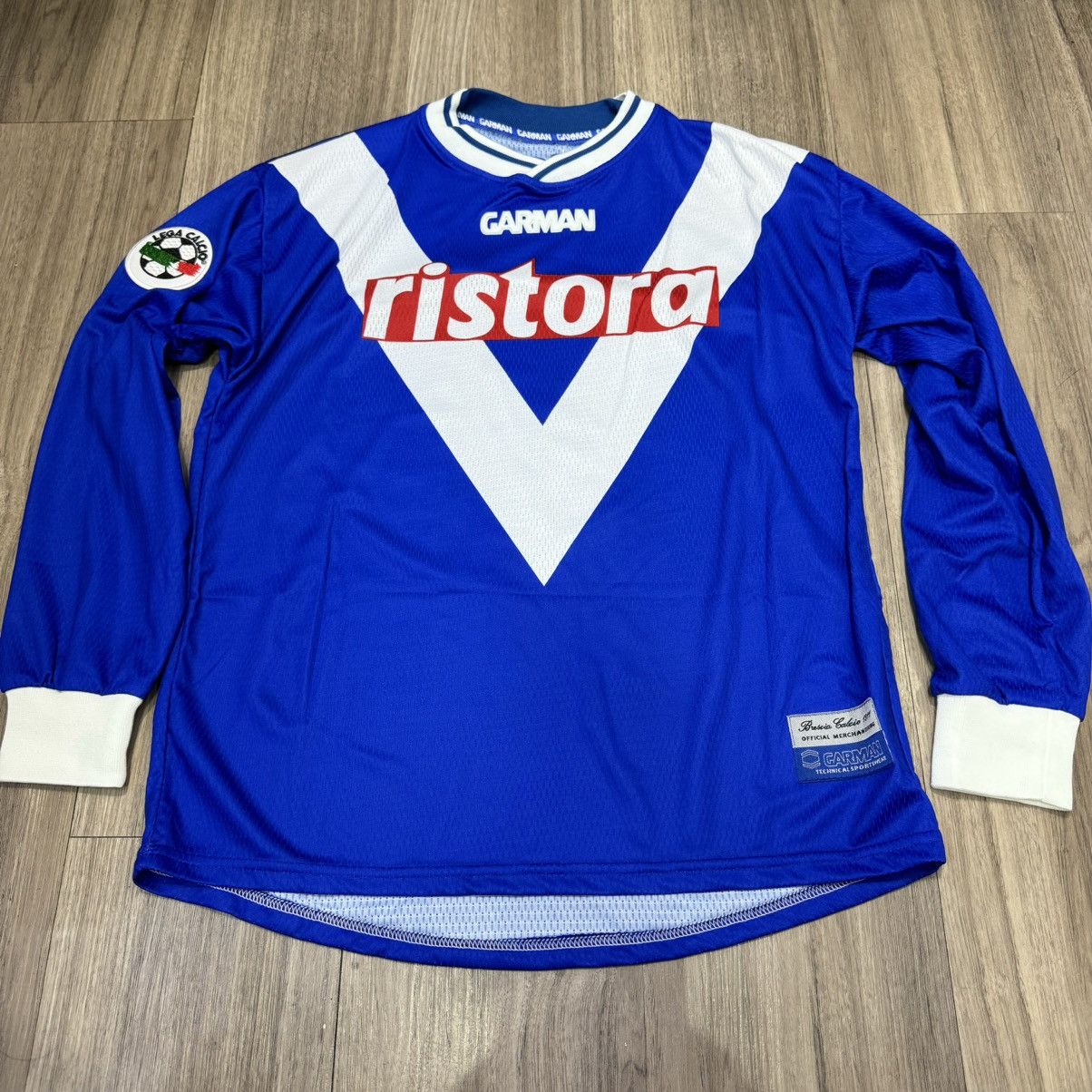 Sports Specialties Brescia 00/01 longsleeves home shirt #10 Baggio Size US M / EU 48-50 / 2 - 1 Thumbnail