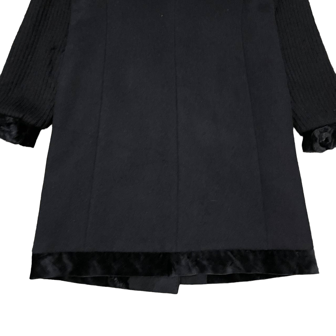 Valentino Valentino Garavani Tessuto Atelier Wool Coat Knitted Sleeve Size M / US 6-8 / IT 42-44 - 13 Thumbnail