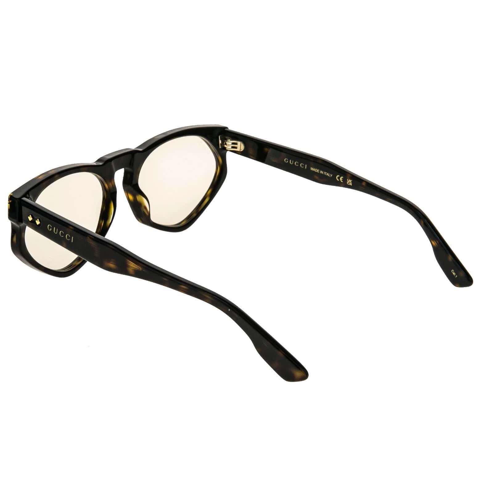 Gucci GUCCI Gg1248S 1248 Brown Marble Angular Style Sunglasses 001 Size ONE SIZE - 8 Thumbnail