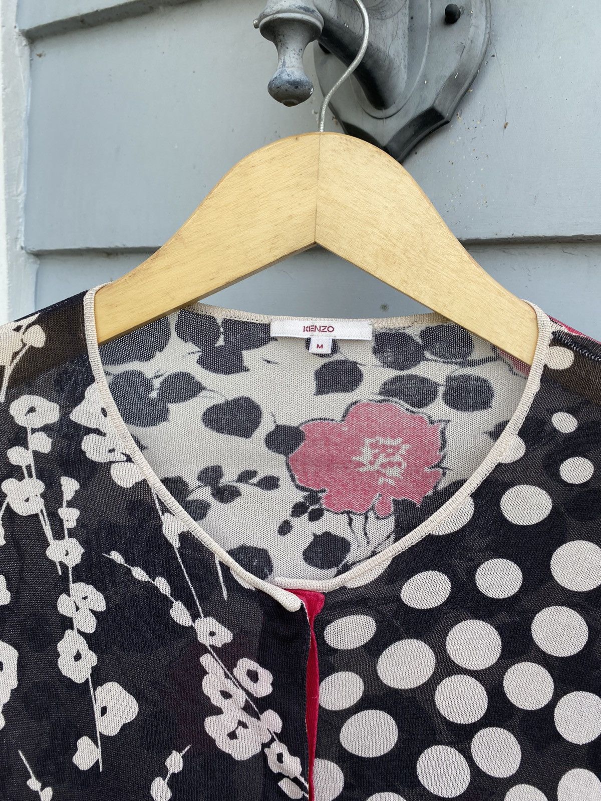 Kenzo Kenzo Silk Sakura Whisper Harmony Blouse Japanese Style Size M / US 6-8 / IT 42-44 - 3 Thumbnail