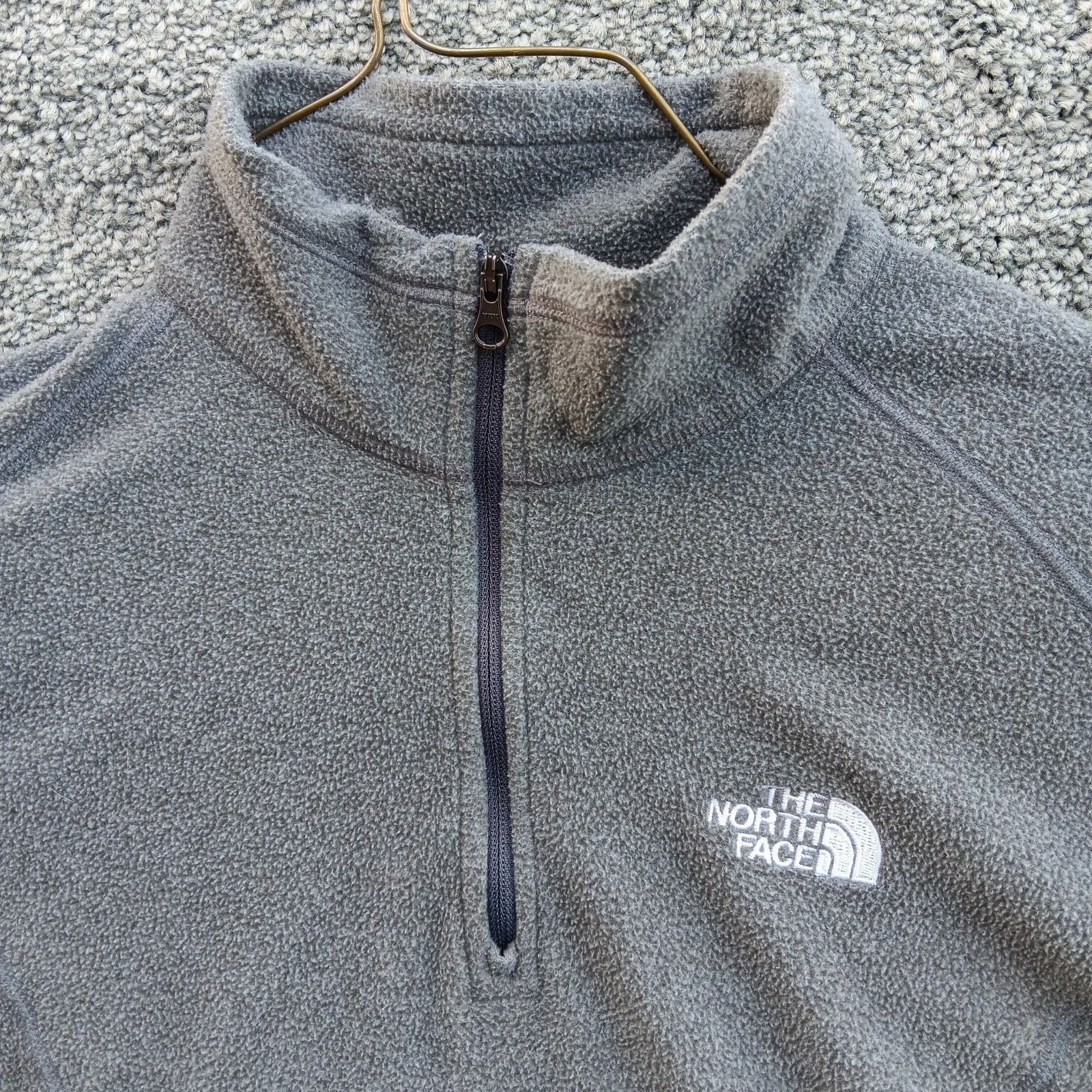 The North Face The North Face Women Quarter Zip Fleece Pullover Gray Medium Size M / US 6-8 / IT 42-44 - 3 Thumbnail