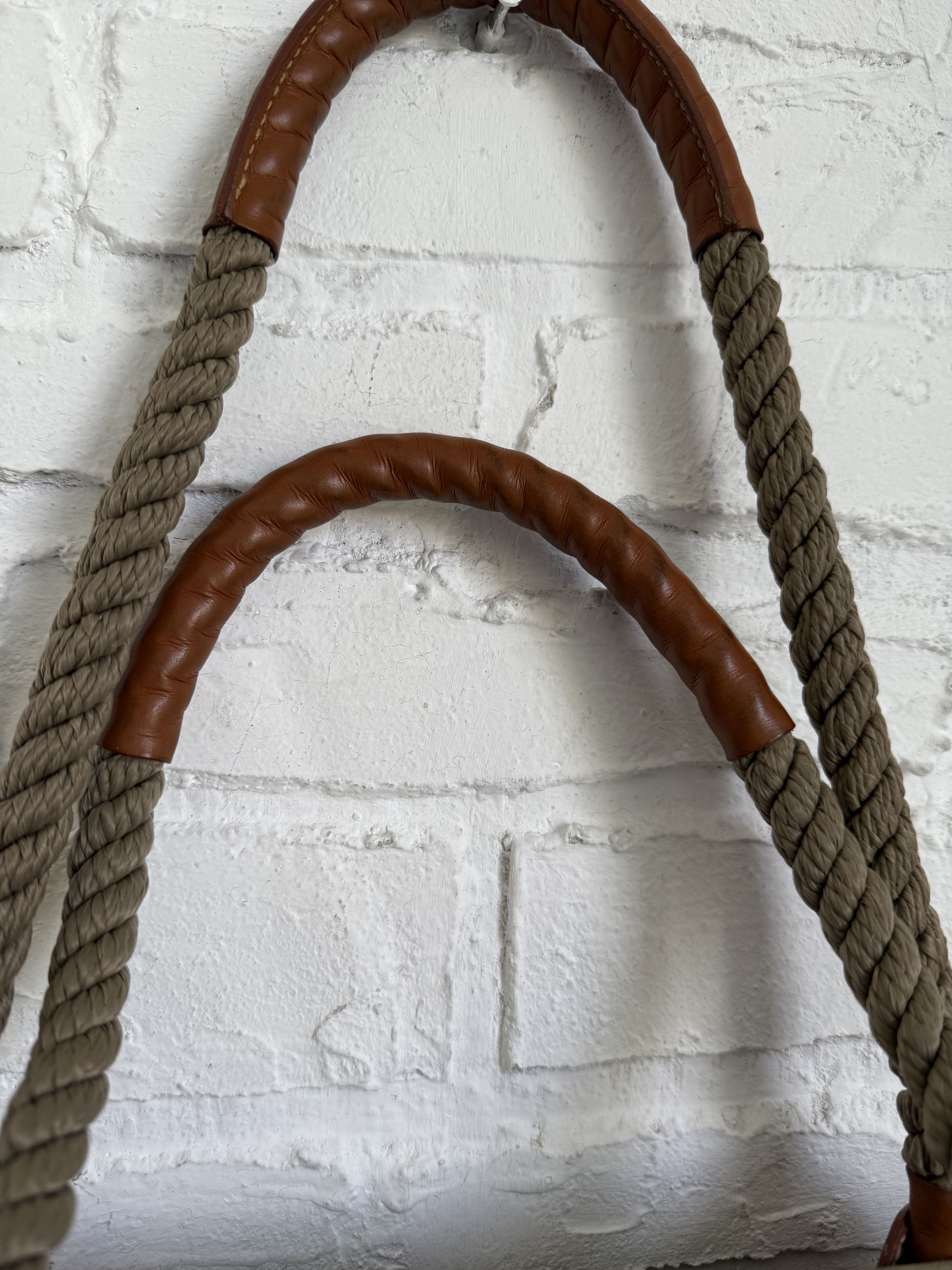 Gucci Vintage 80s Gucci canvas leather tote bag Sail Nautical Size ONE SIZE - 21 Thumbnail