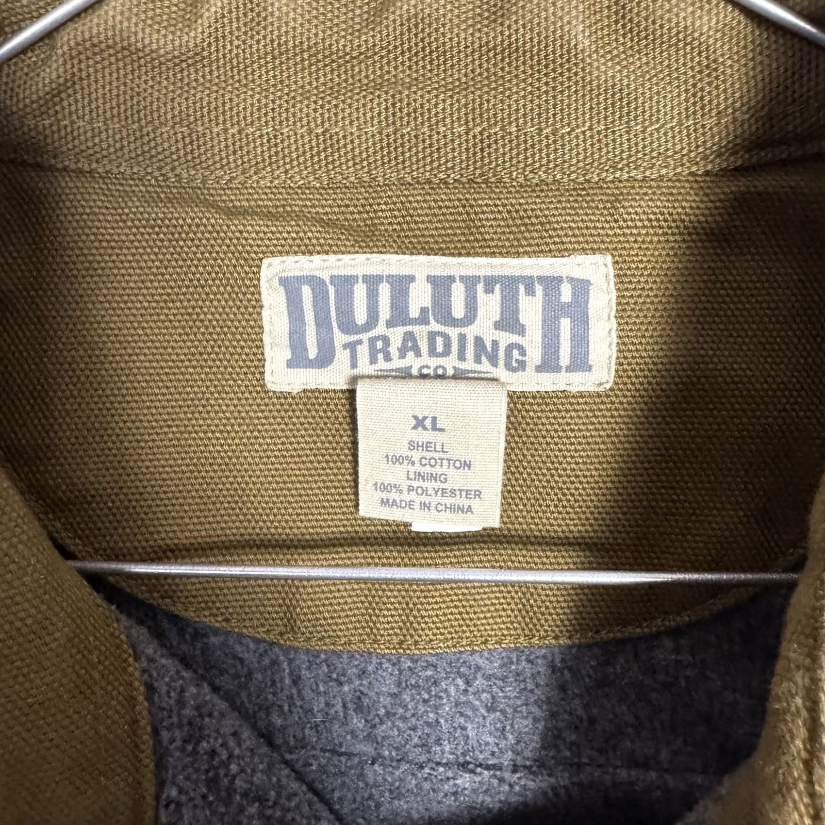 Vintage Duluth Hanger Bender Fire Hose Fleece Lined Jacket XL Mens Workwear Size US XL / EU 56 / 4 - 3 Thumbnail