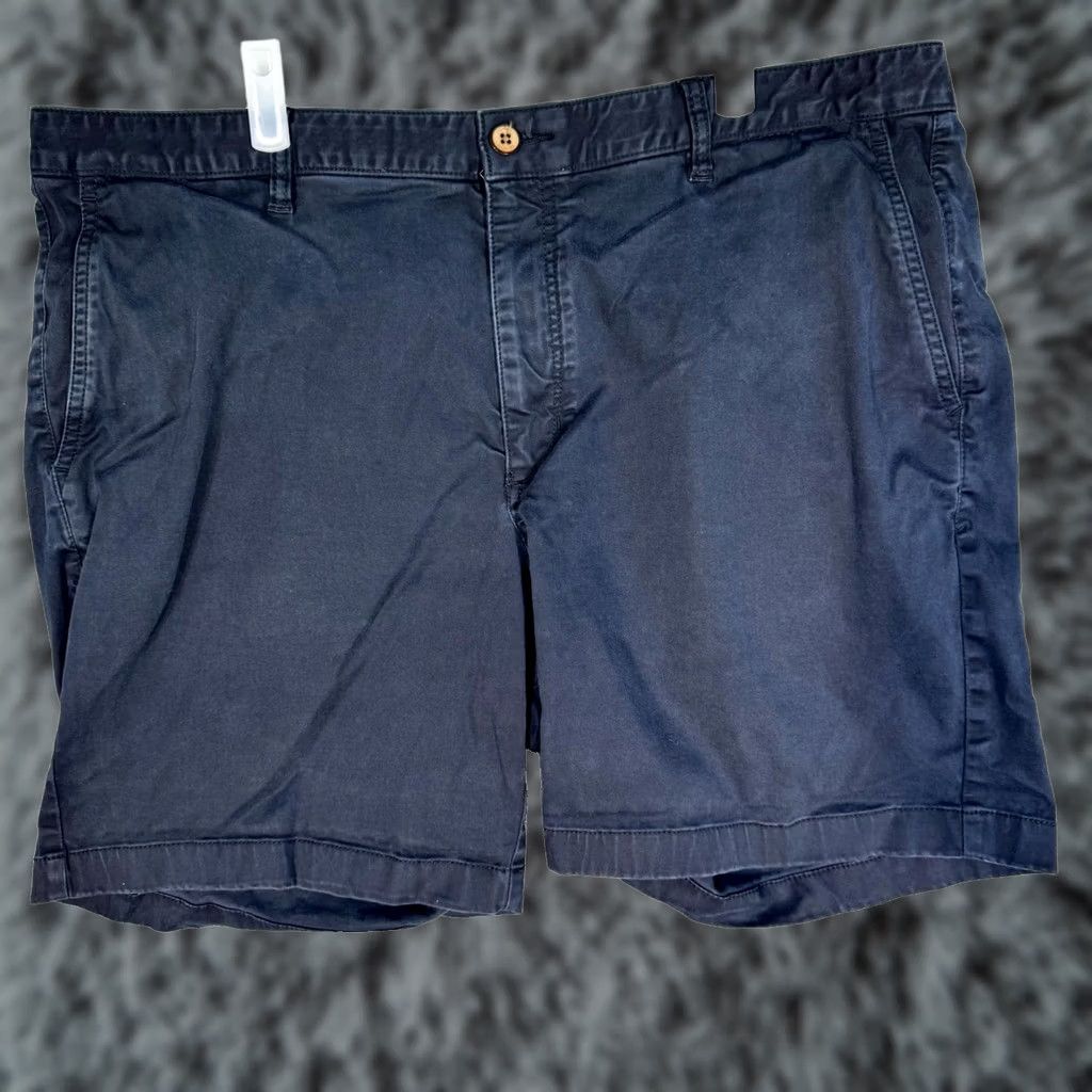 Tommy Bahama Tommy Bahama Men Shorts Chino 40 Black Stretch Mid-Rise Flat Front Zip Fly M2067 Mens Size US 40 / EU 56 - 1 Thumbnail