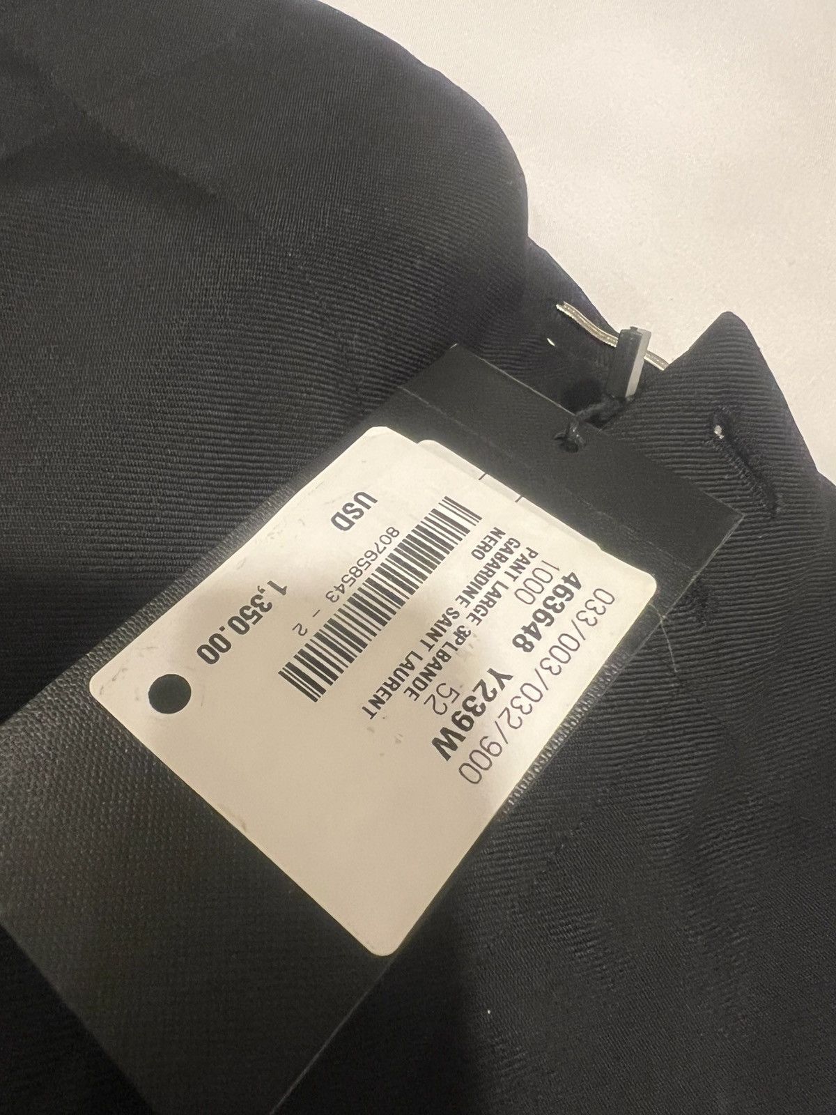 Saint Laurent Paris Saint laurent Hedi Slimane silver stripes mens pants. 52/36 Size US 36 / EU 52 - 1 Thumbnail