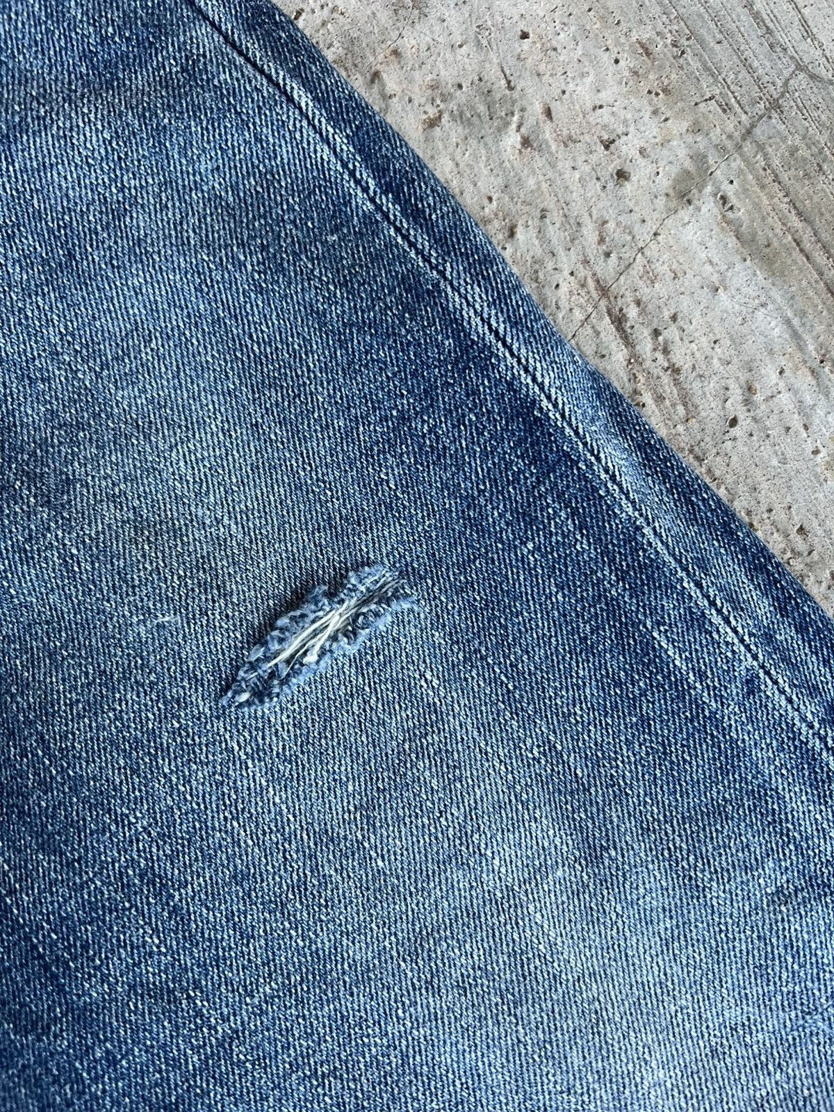 Edwin Vintage Distressed Edwin 505 Selvedge Short Jean Very Rare Size US 30 / EU 46 - 12 Thumbnail